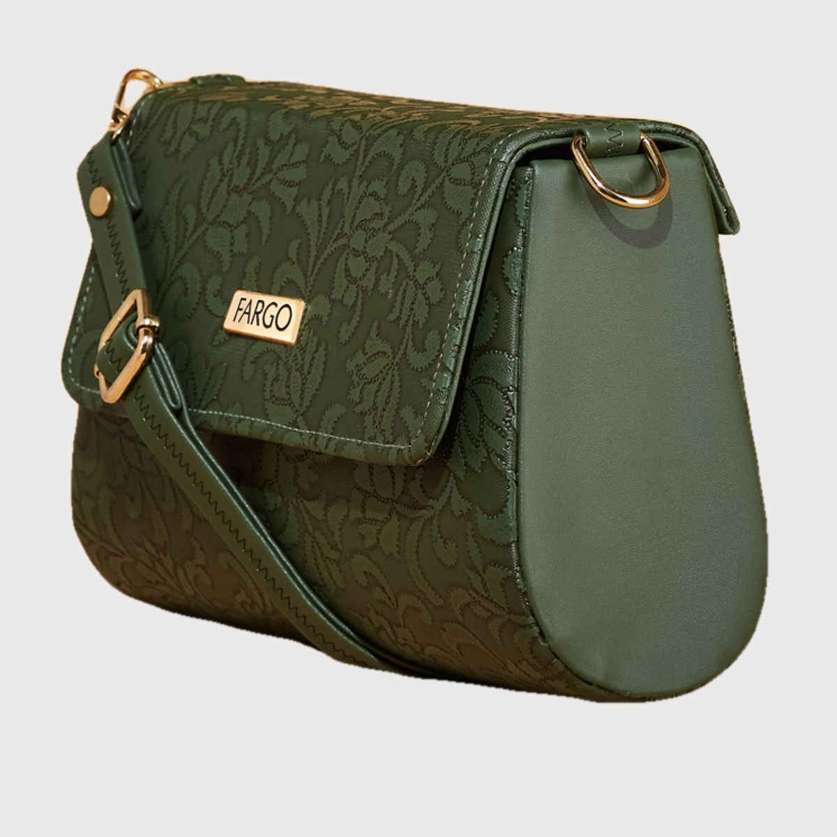 Fargo Women's Vegan Leather Cross-body Sling Bag | Green