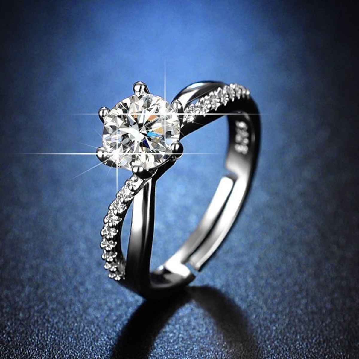 Beautynx Classic Grace Diamond Ring | Silver | BNX-RNG-0500