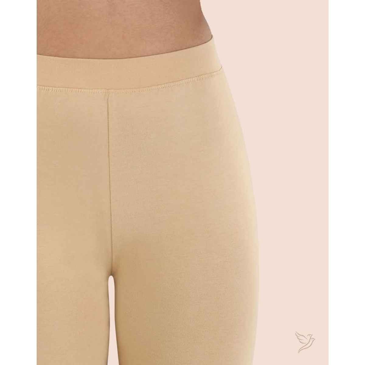Twin Birds Women's Viscose Ankle Legging | 1502V | Sugar Cookie - S