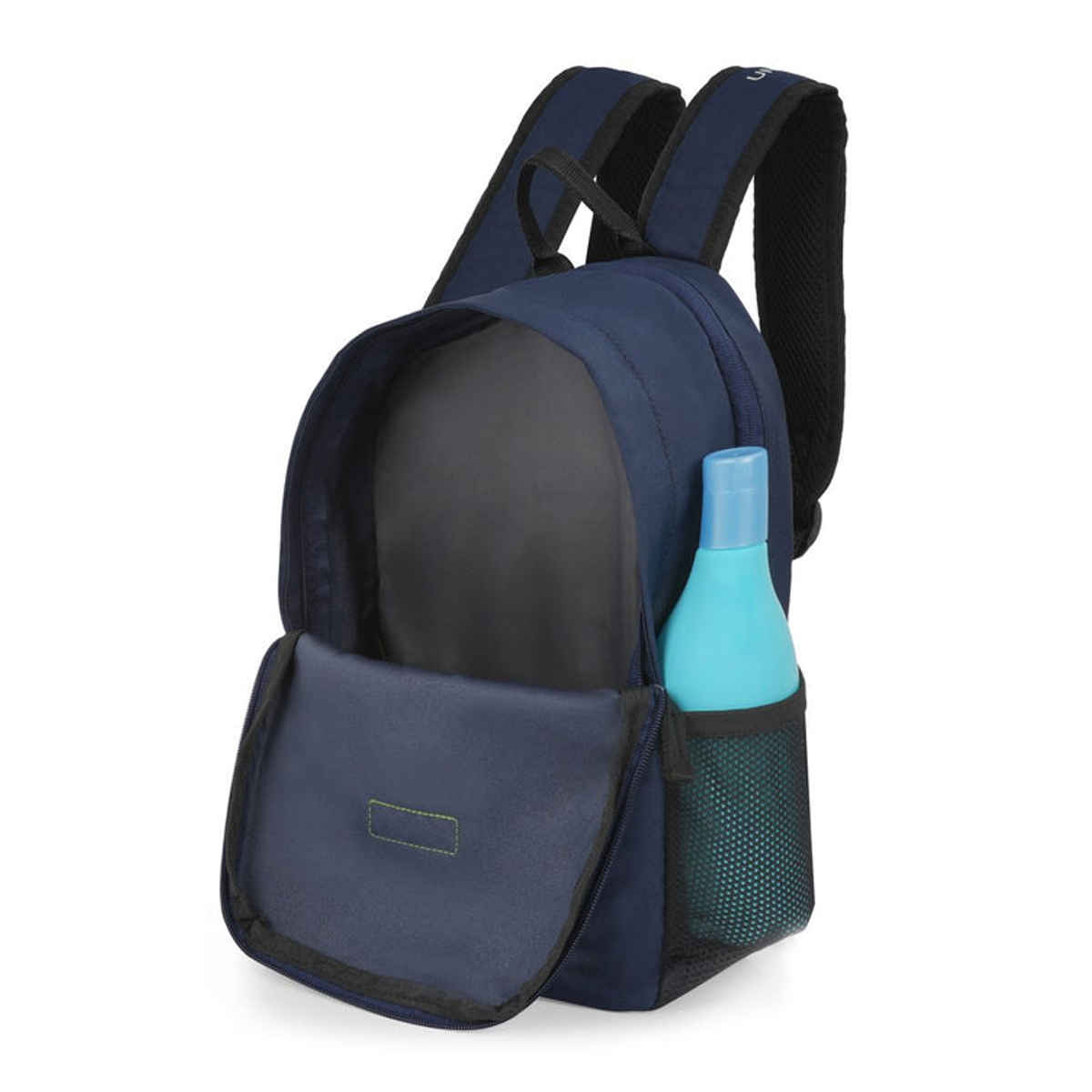 United Colors Of Benetton Unisex Solid Polyester 12 L Casual Backpack | Navy