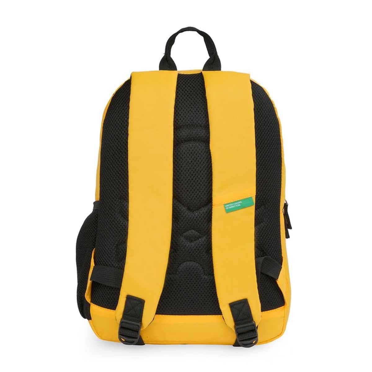 United Colors Of Benetton Unisex Polyester 12 L Backpack | Yellow - M