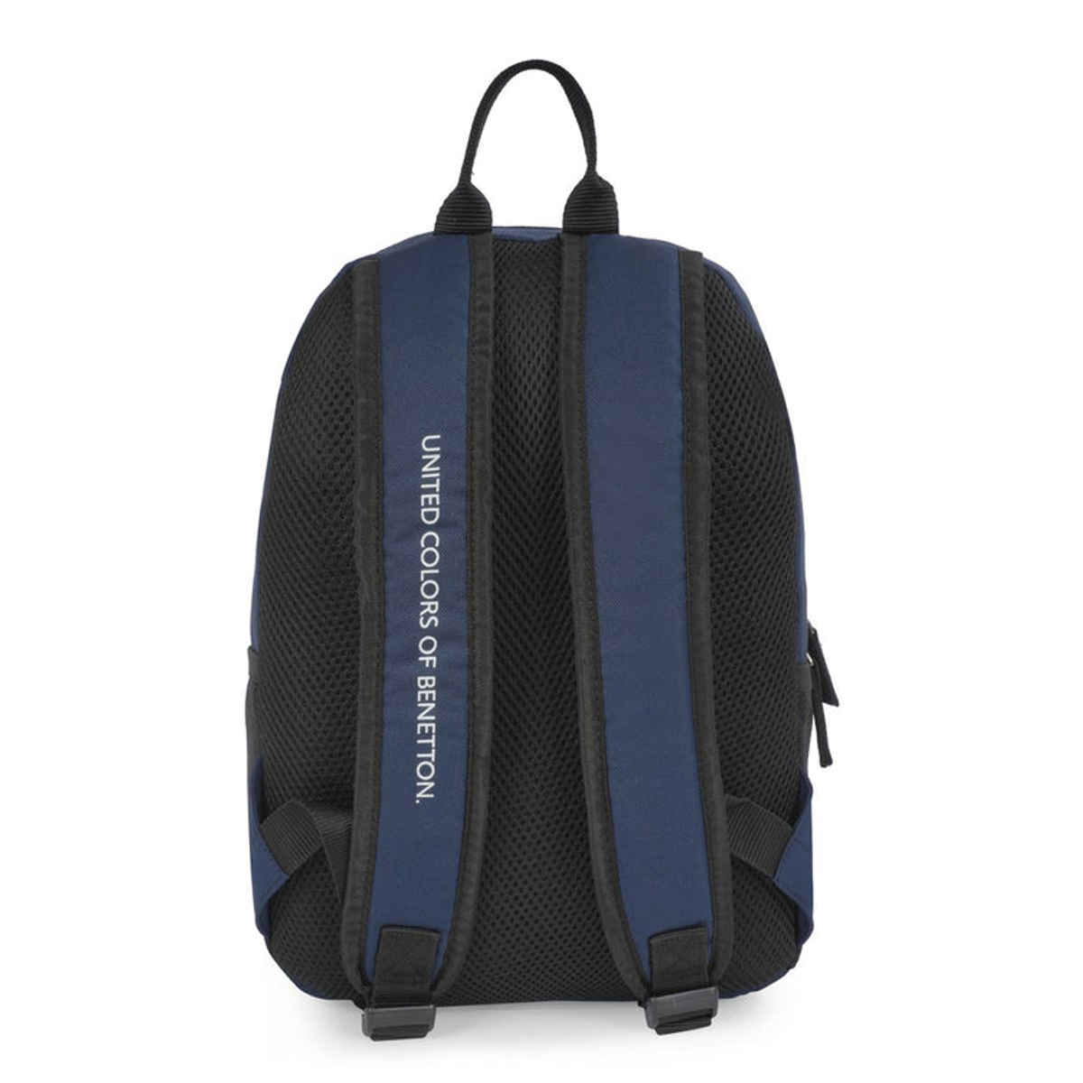United Colors Of Benetton Unisex Solid Polyester 12 L Casual Backpack | Navy