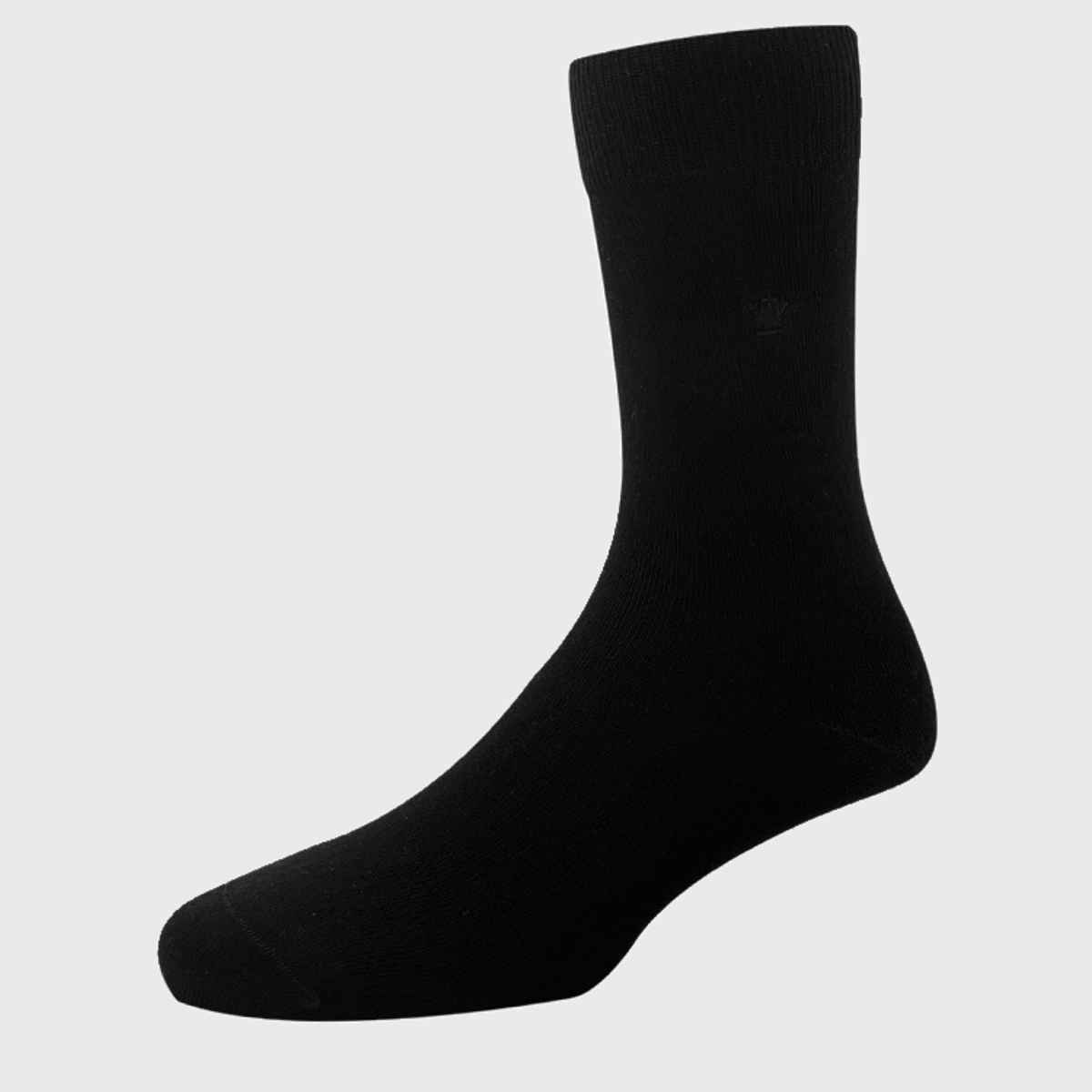 Louis Philippe Men's Solid Compact Cotton Elastane Socks | Assorted - Free Size