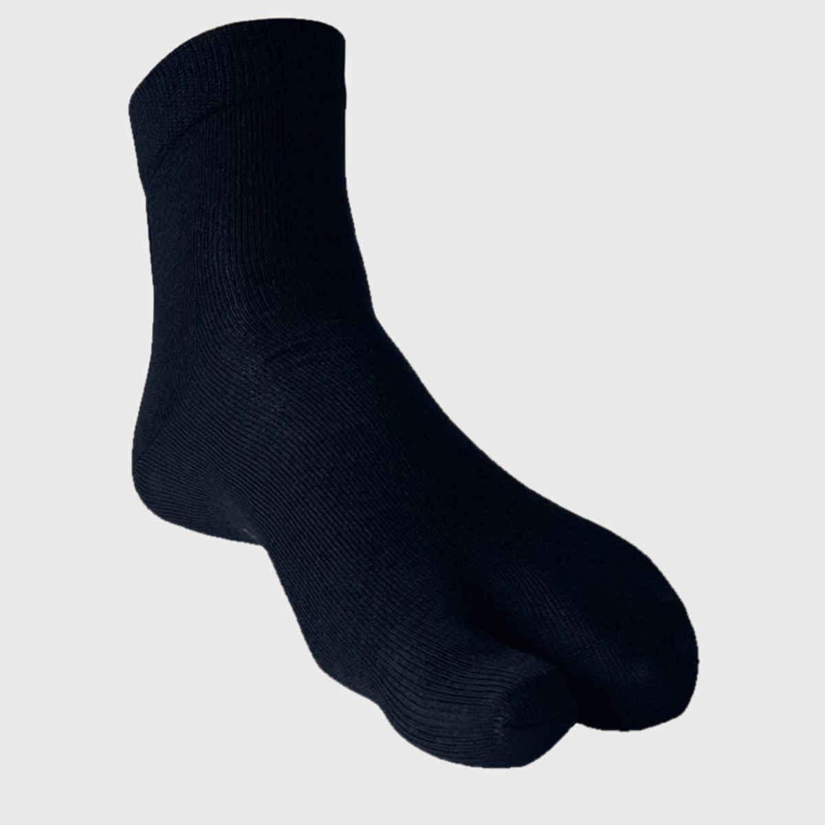 Allen Solly Women's Woolen Quarter Length Plain Thumb Socks - Light Grey Melange, Black