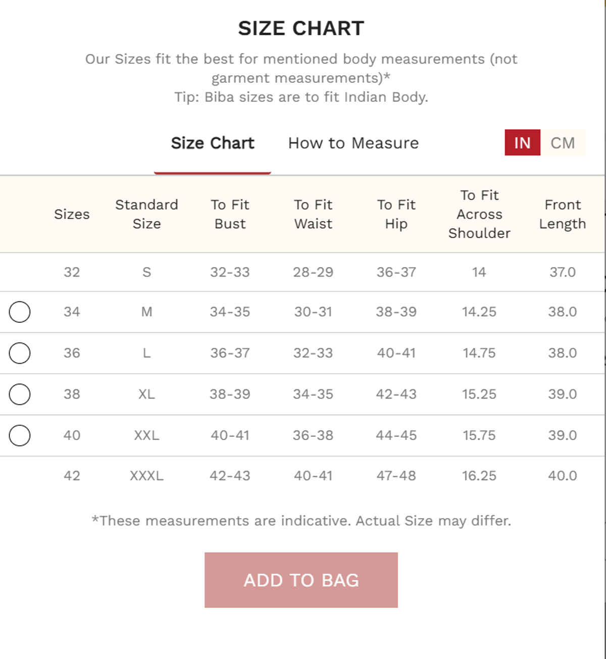 Rangriti Women's Polyester A-Line Printed Top | INDIETOP18643AW23GRN | Green - 32