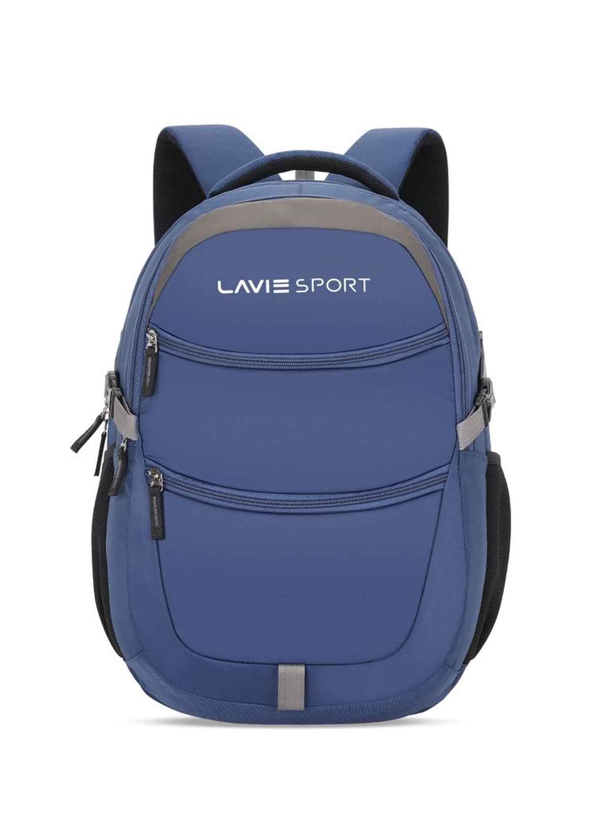 Lavie Sport Unisex Solid Polyester Padded Grab Handle Laptop Backpack | Navy | M (31 x 20 x 46 cm)