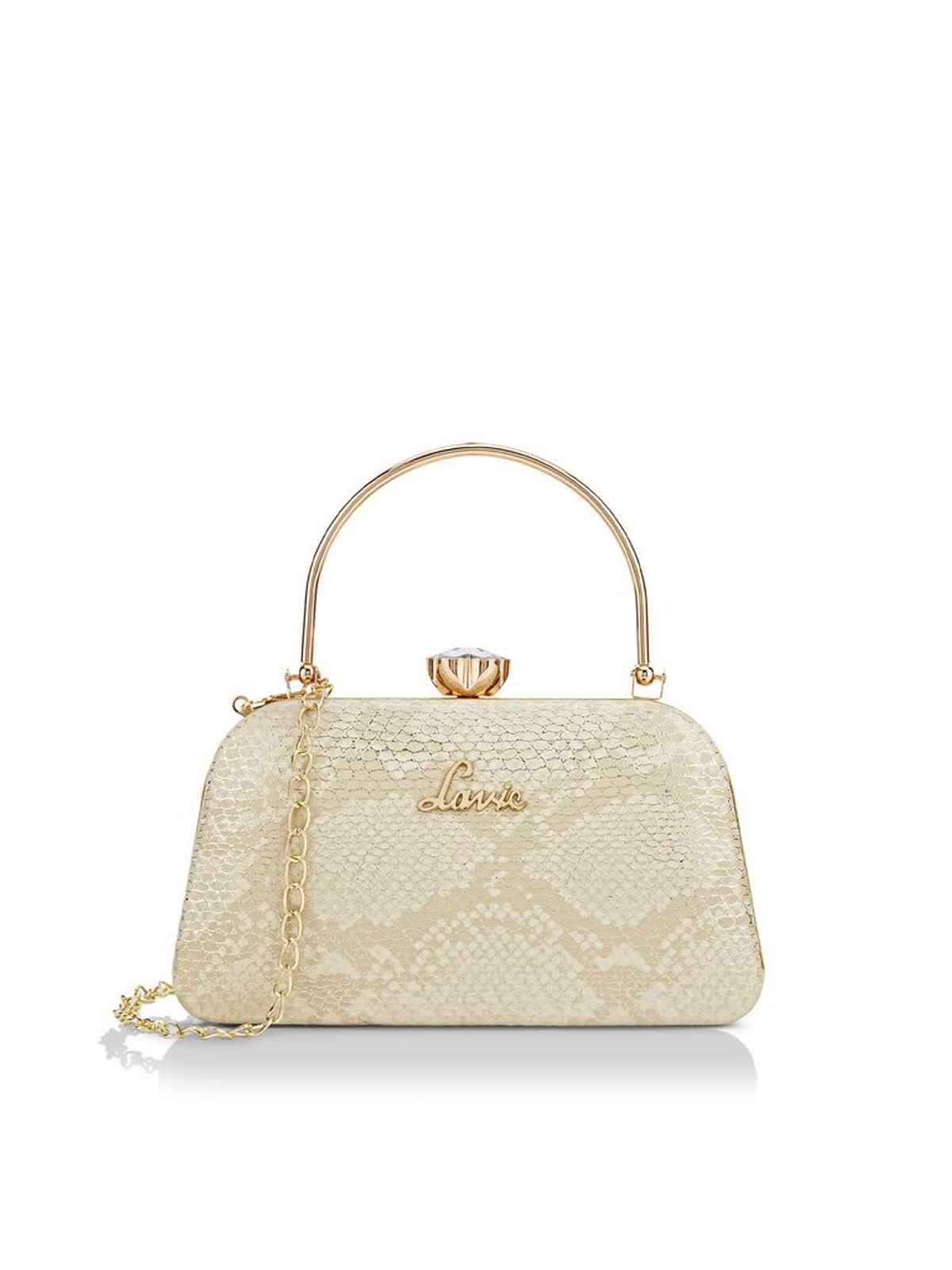 Lavie Women's Twink Framed Clutch (Gold Metallic)
