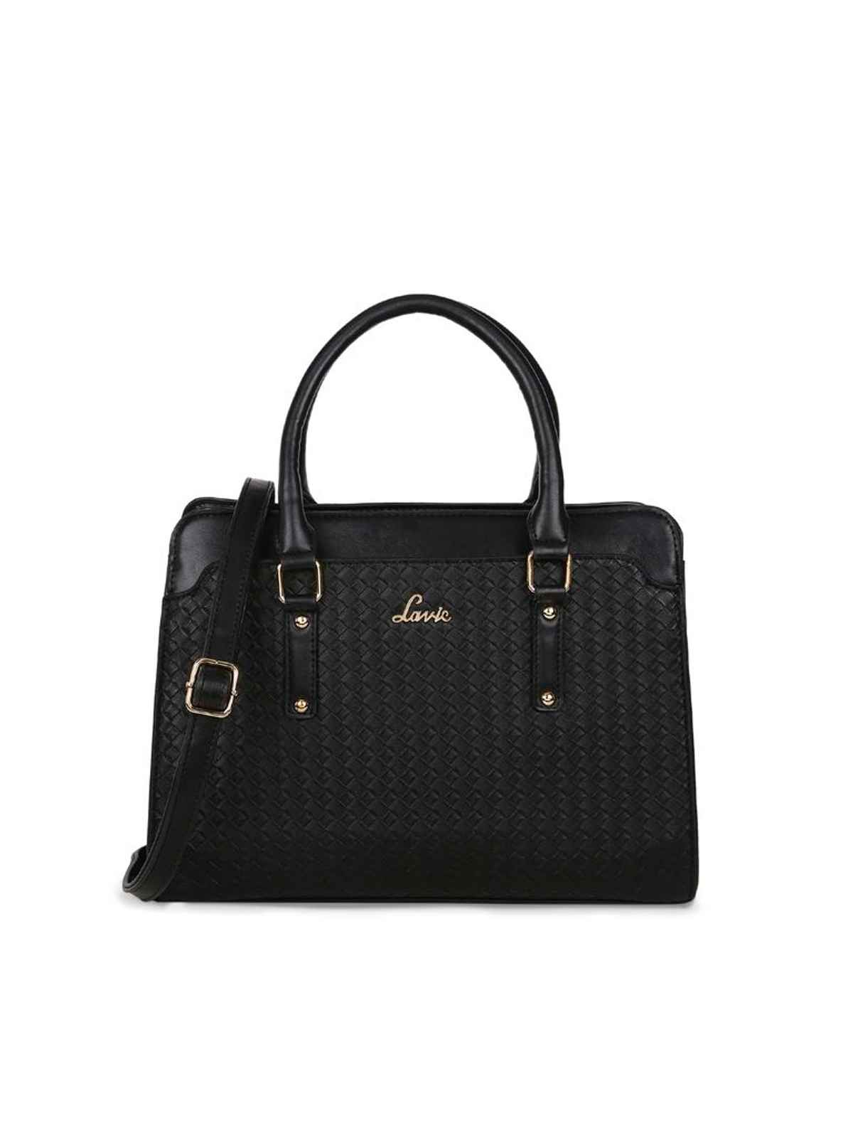 Lavie Women's 3 Compartment Hand Bag | Black