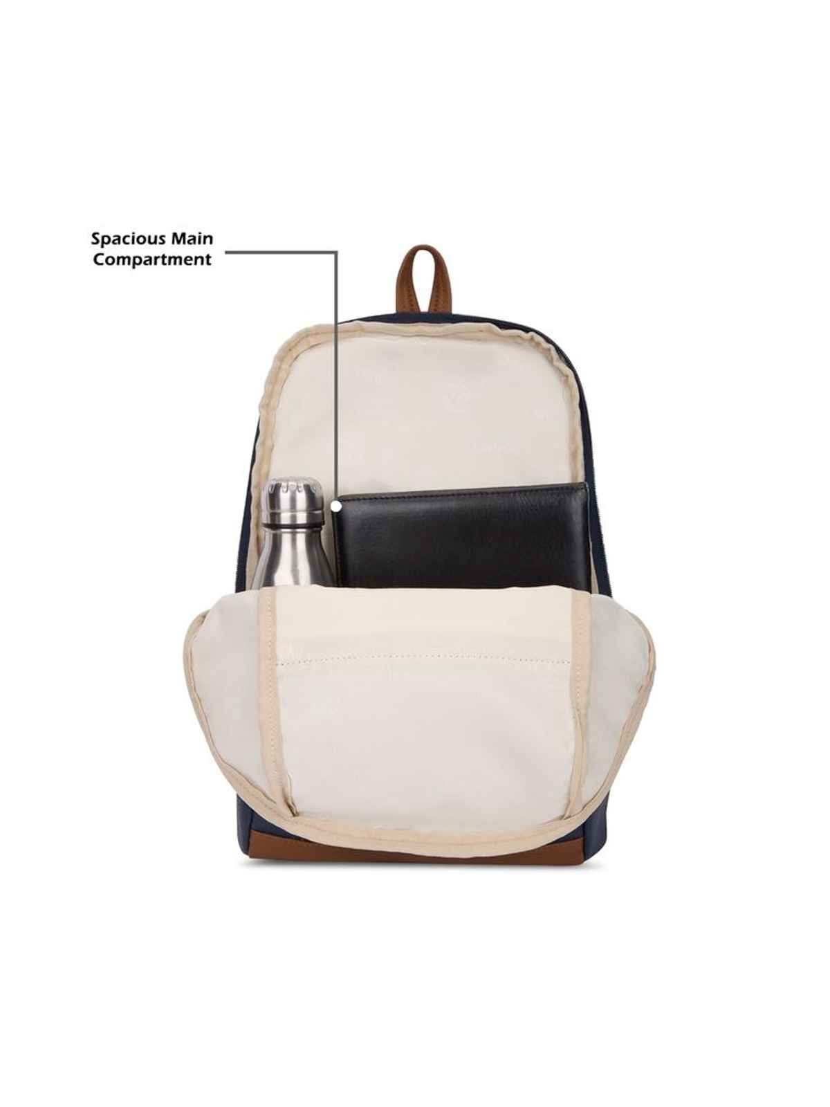 Lavie Women's Colourblock Cobie Fashion Backpack for | Shoulder Bag | Navy