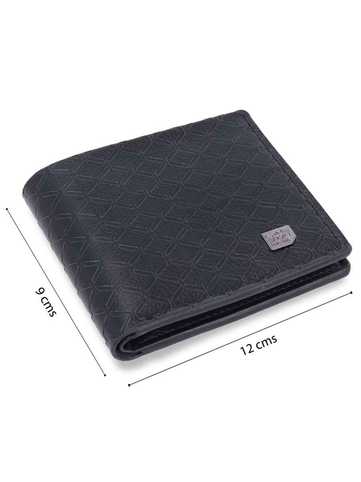 Lavie Sport Men's Oscar Z Black Wallet | 4 Card Slot