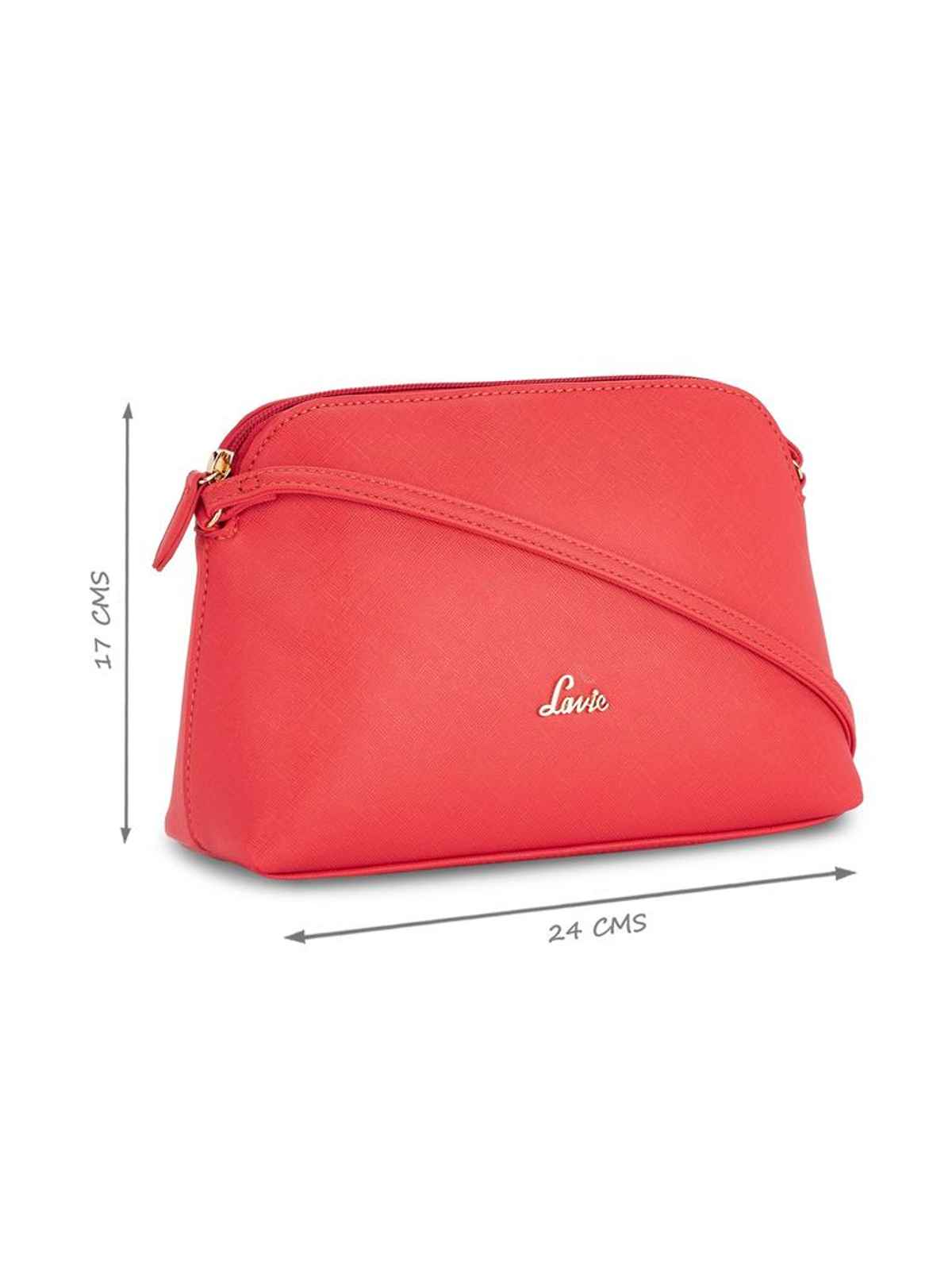 Lavie Women's Hand Bag | Medium | Coral