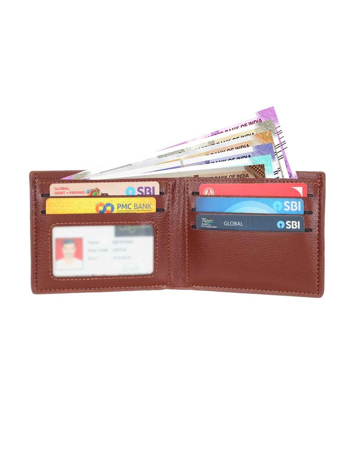 Lavie Sport Men's Oscar Z Brown Wallet | 4 Card Slot