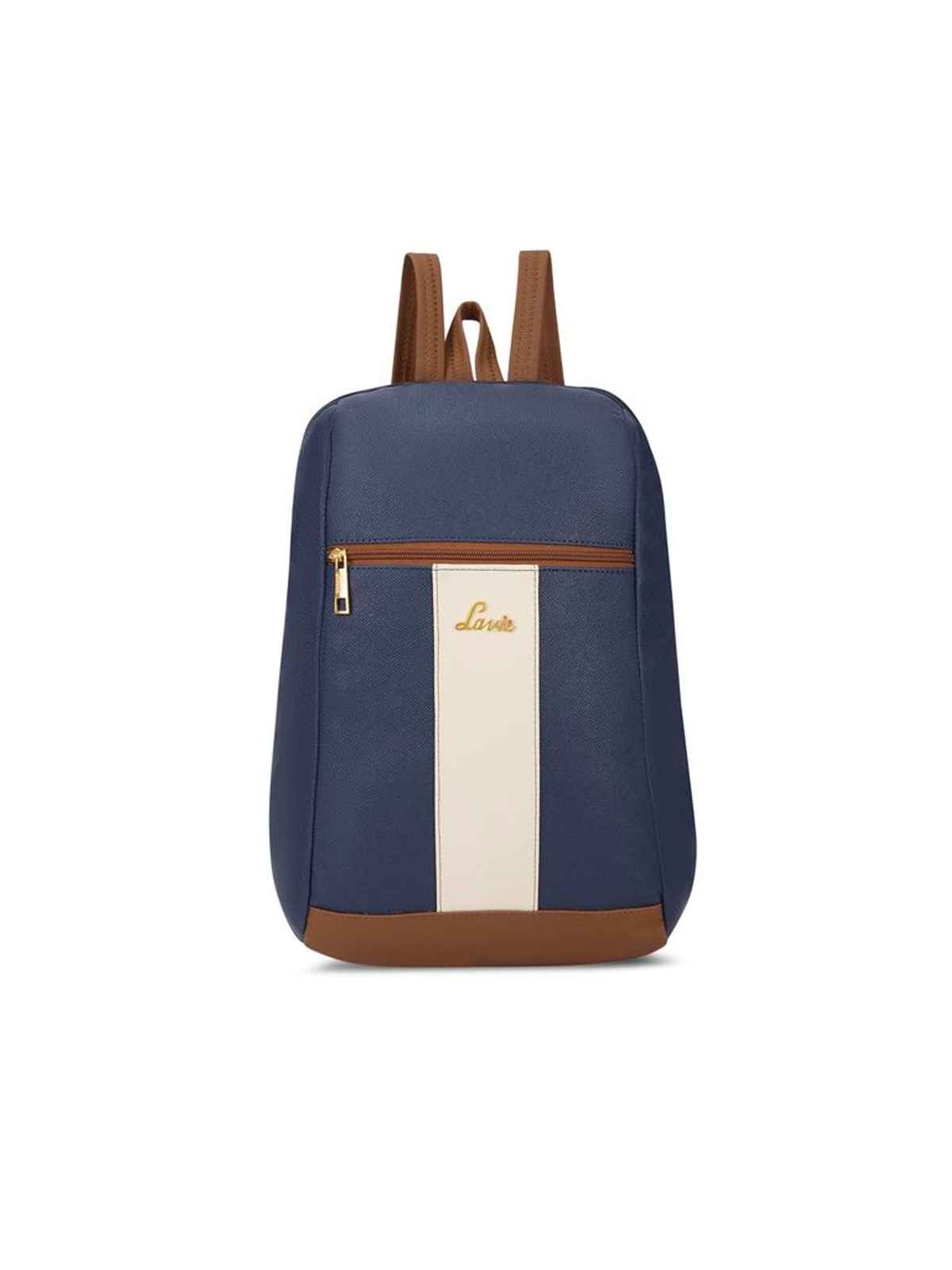 Lavie Women's Colourblock Cobie Fashion Backpack for | Shoulder Bag | Navy