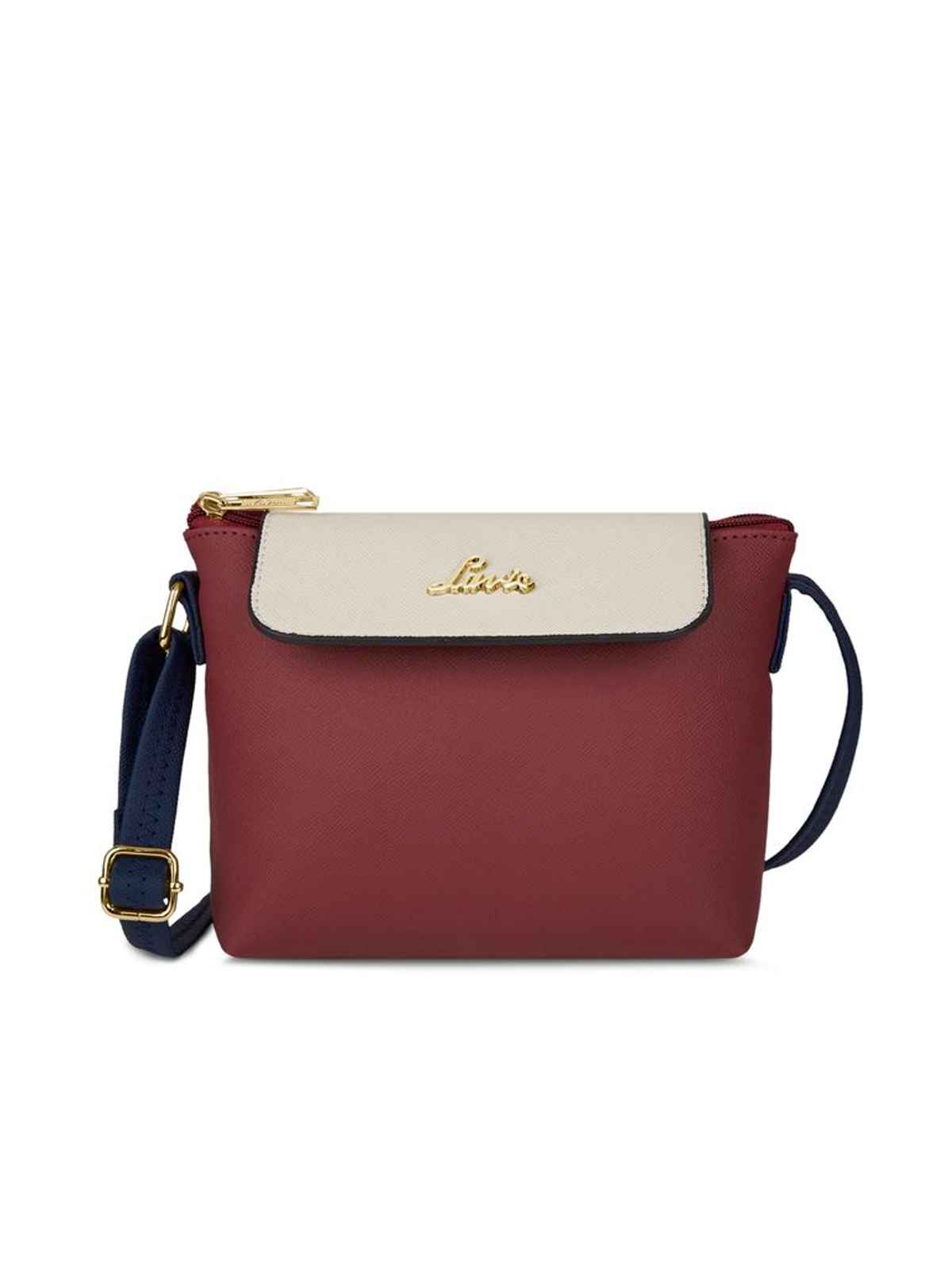 Lavie Women's Colourblock Rove Flap Crossbody Sling Bag | Ladies Purse Handbag | Red