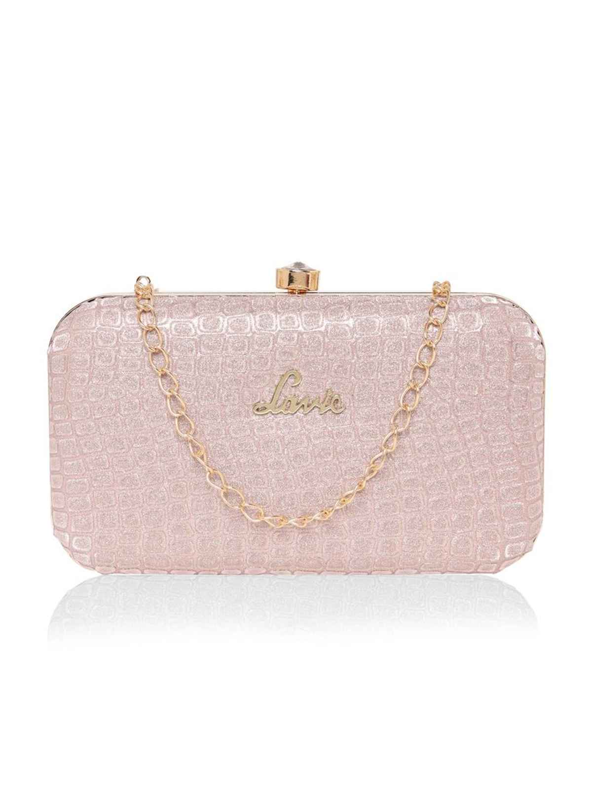 Lavie Women's Tinsel Frame clutch | Pink