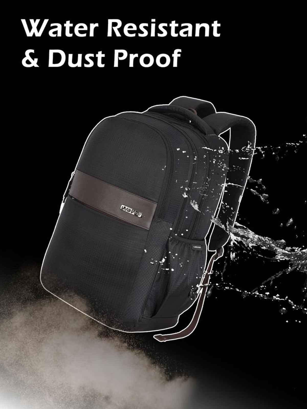 Lavie Sport Nexus Laptop Backpack | Black - 35L