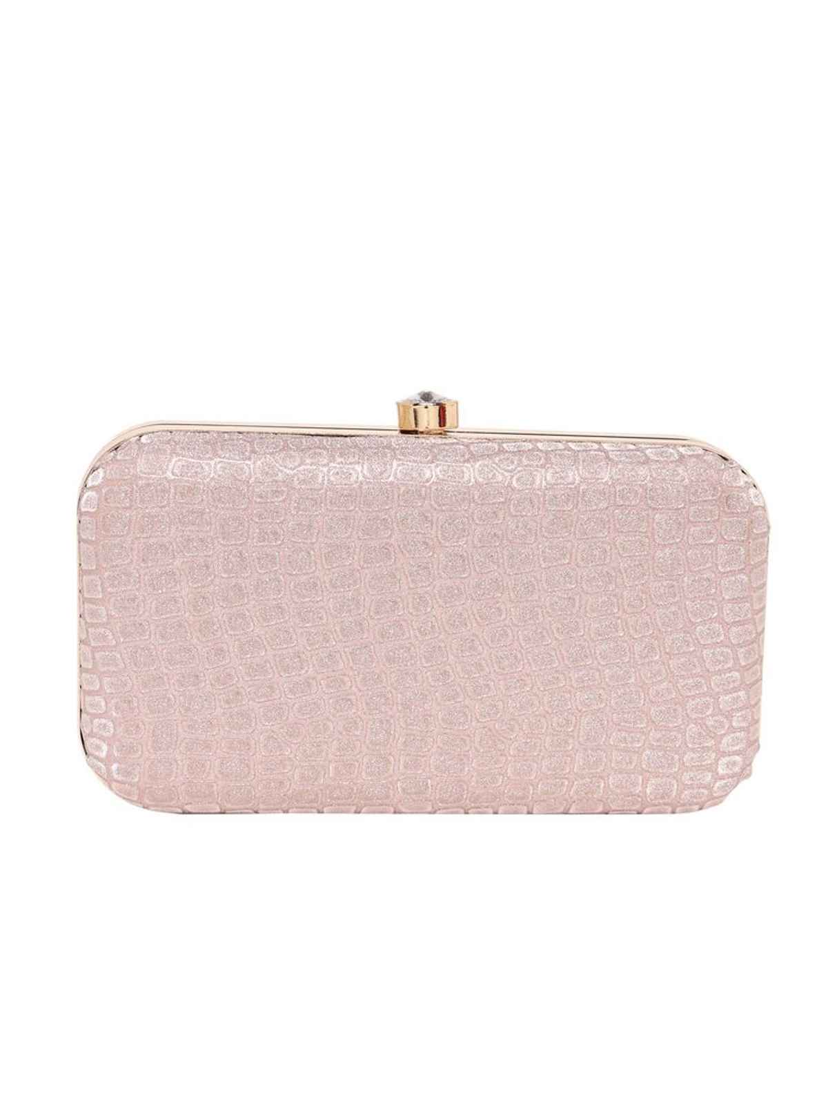 Lavie Women's Tinsel Frame clutch | Pink