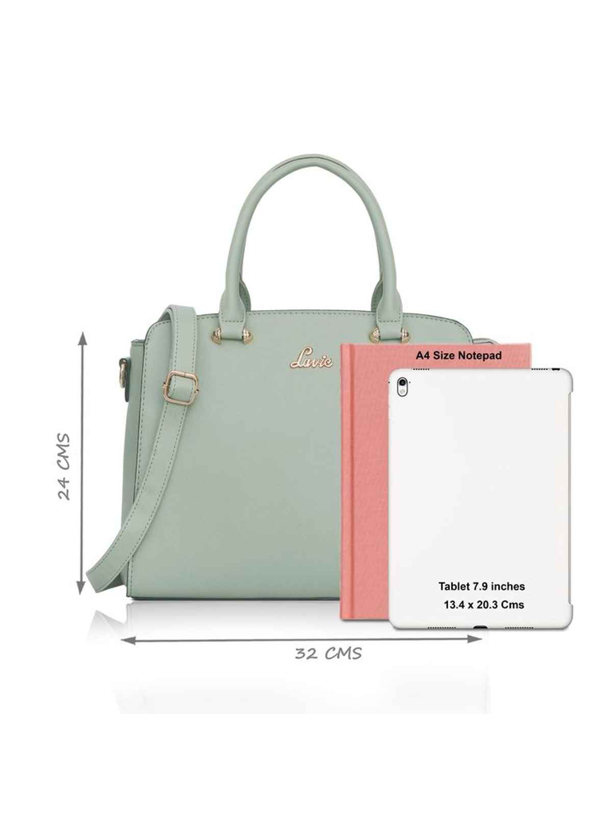 Lavie Women's Hand Bag | Medium | Mint