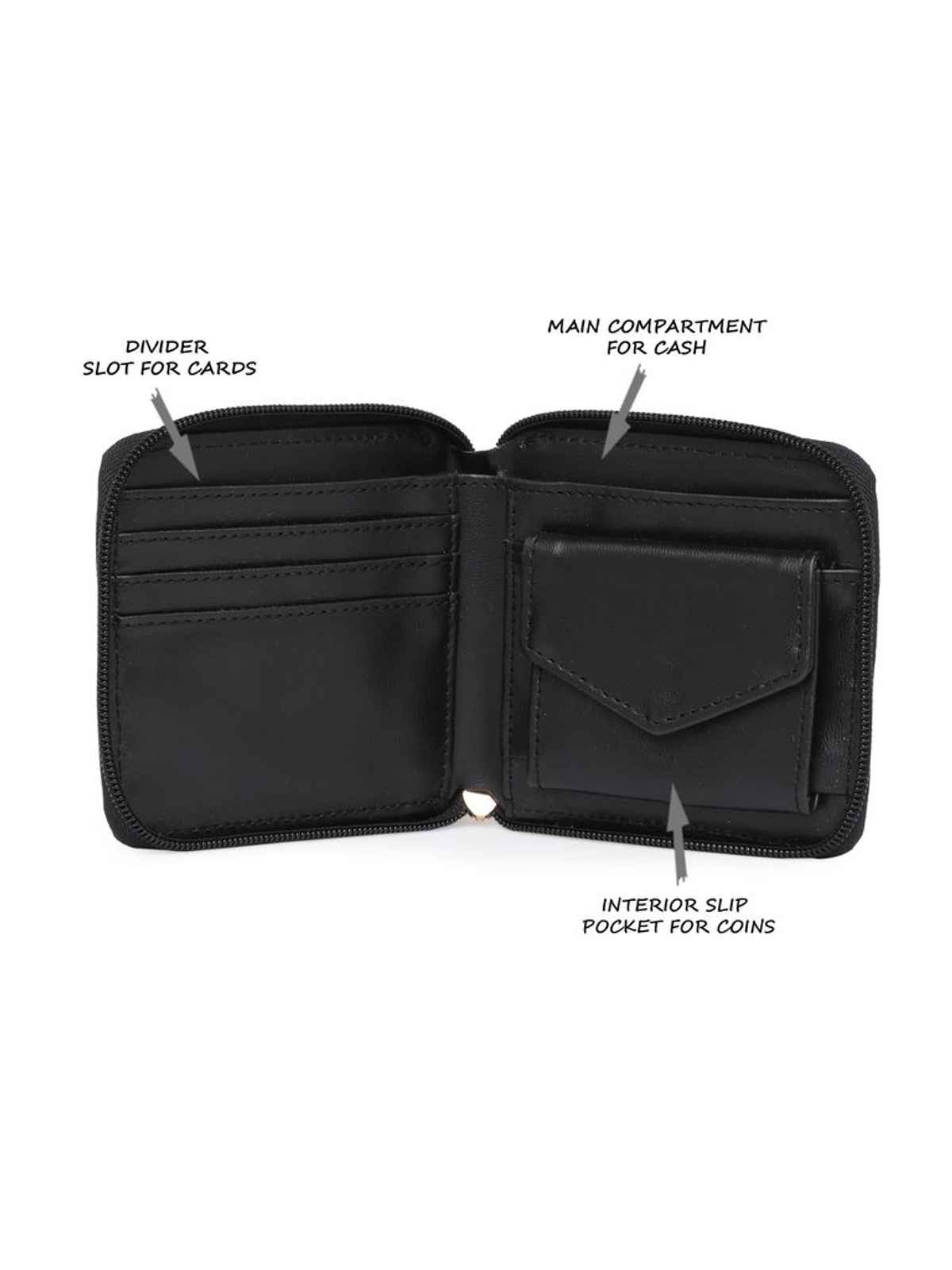 Lavie Women's Bot Long Zip Around Wallet | Black
