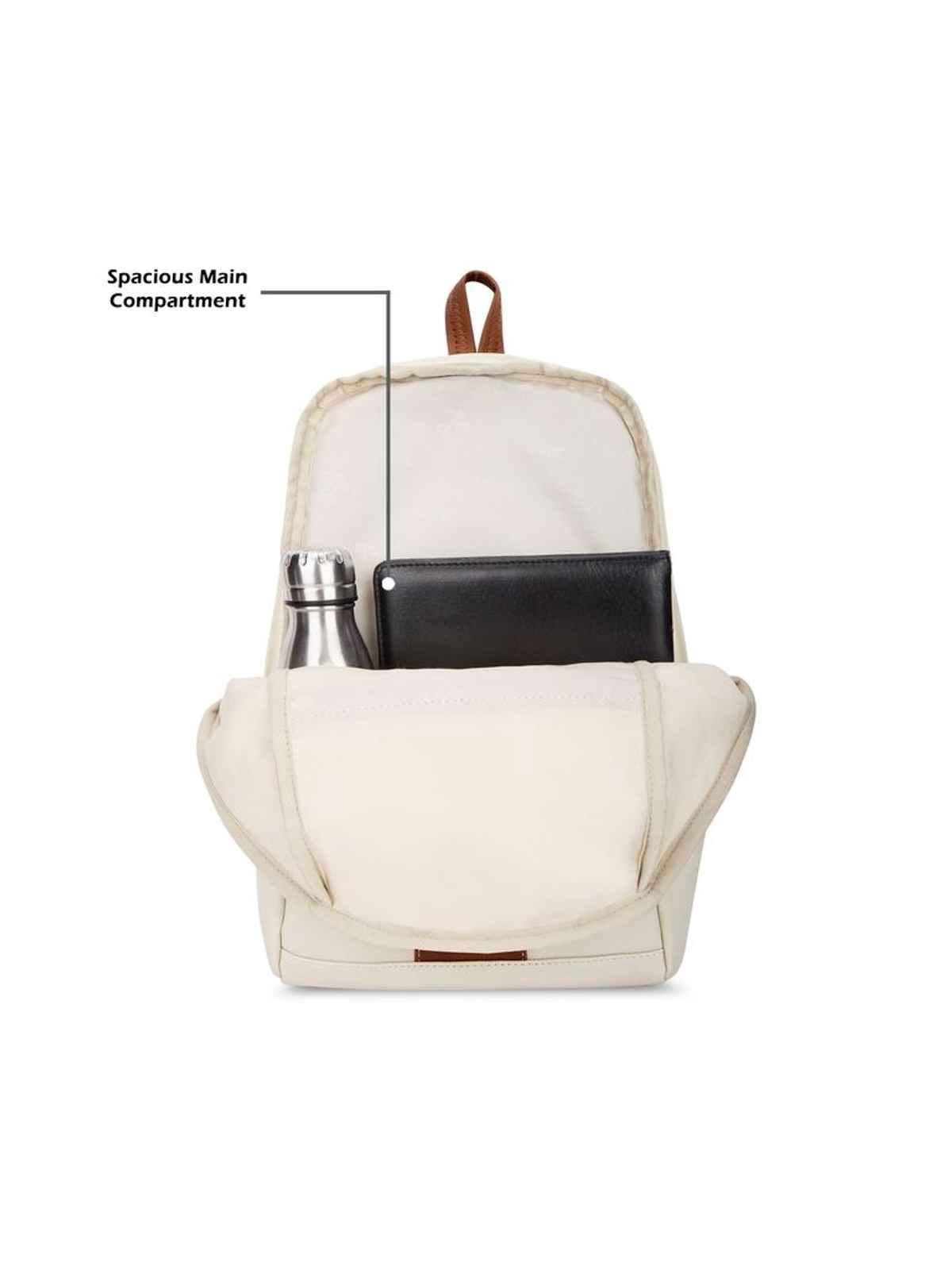 Lavie Women's Colourblock Cobie Fashion Backpack for | Shoulder Bag | Off White