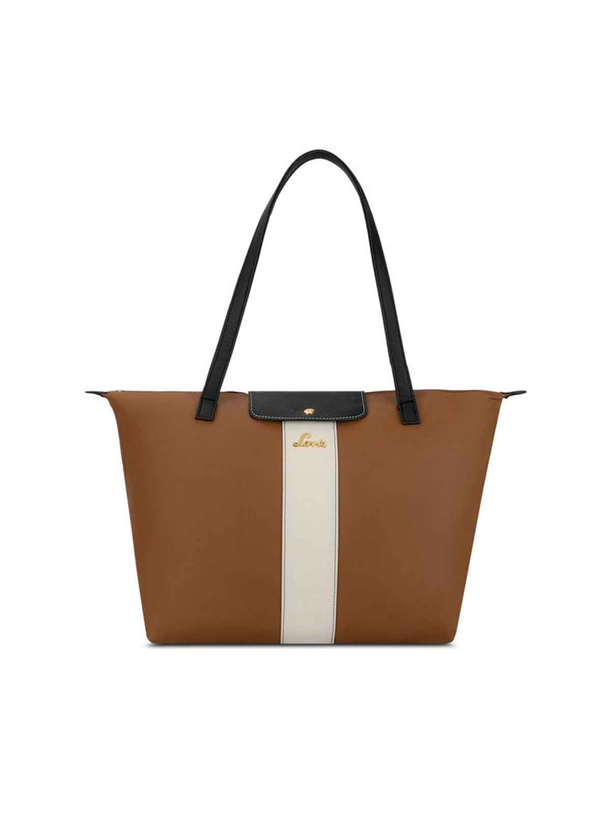 Lavie Women's Colourblock Vincy Tote Handbag | Tan
