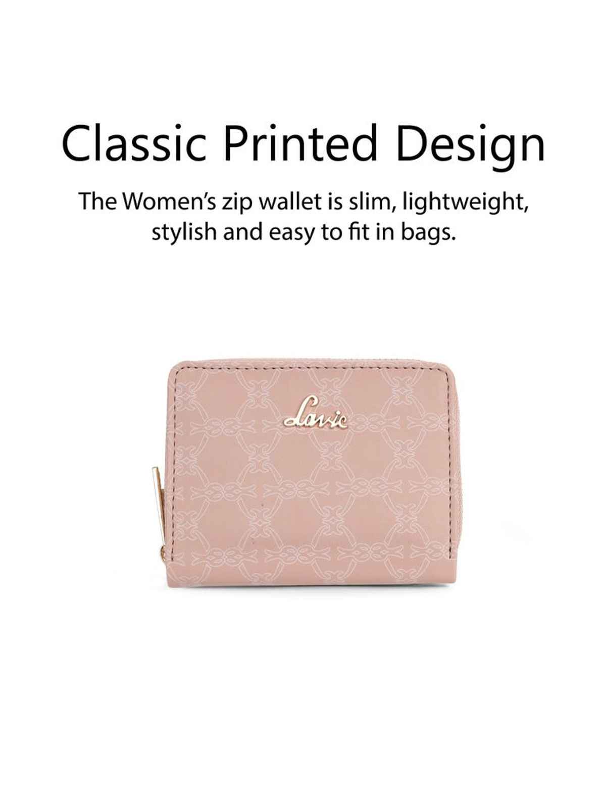 Lavie Women's Mono Flap Small Wallet | Small | Pink