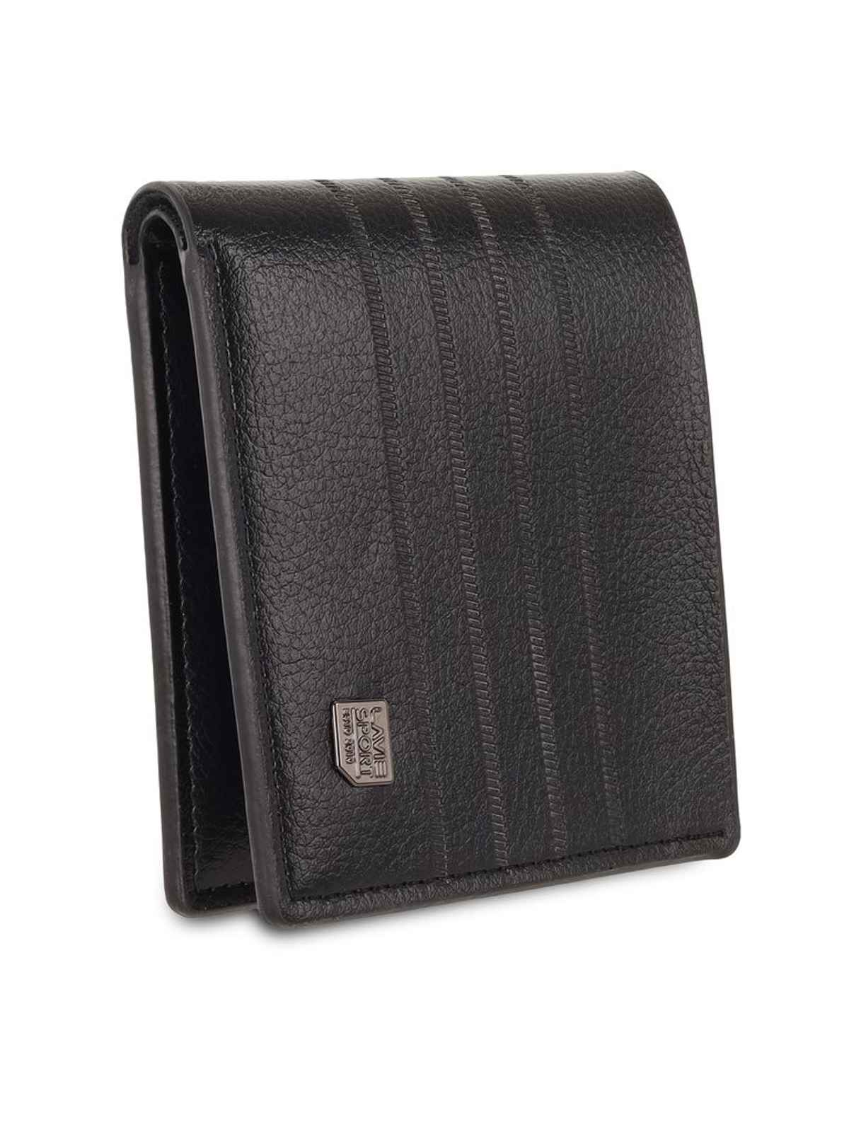 Lavie Sport Men's Alfred Z Black Wallet | 4 Card Slot