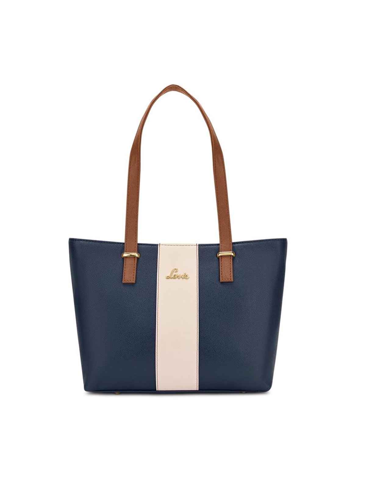 Lavie Women's Kara Colourblock Tote Handbag | Ladies purse | Shoulder Bag | Navy