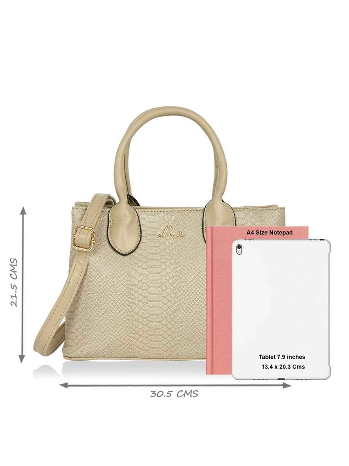 Lavie Women's Ficus 1 Medium Satchel | Beige