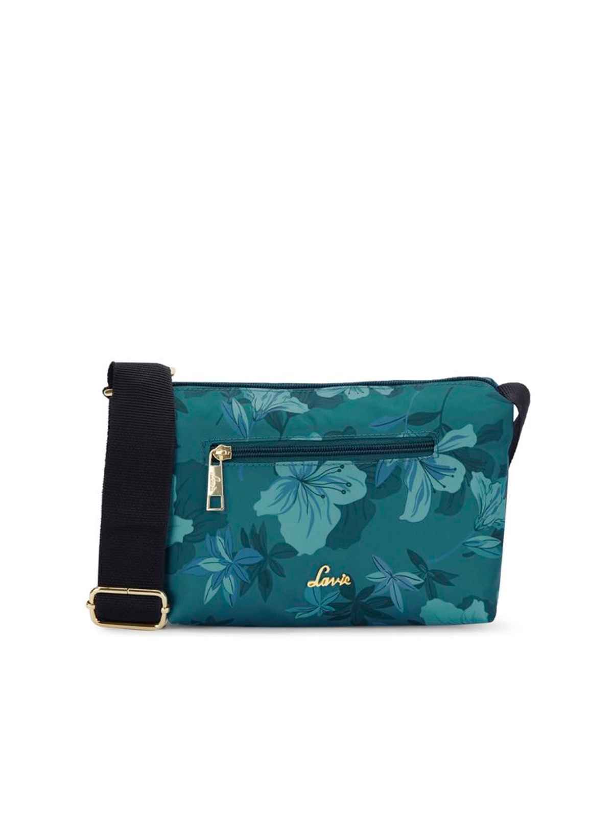 Lavie Women's Trixie Floral Cross Body Sling Bag | Ladies Purse Handbag | Green