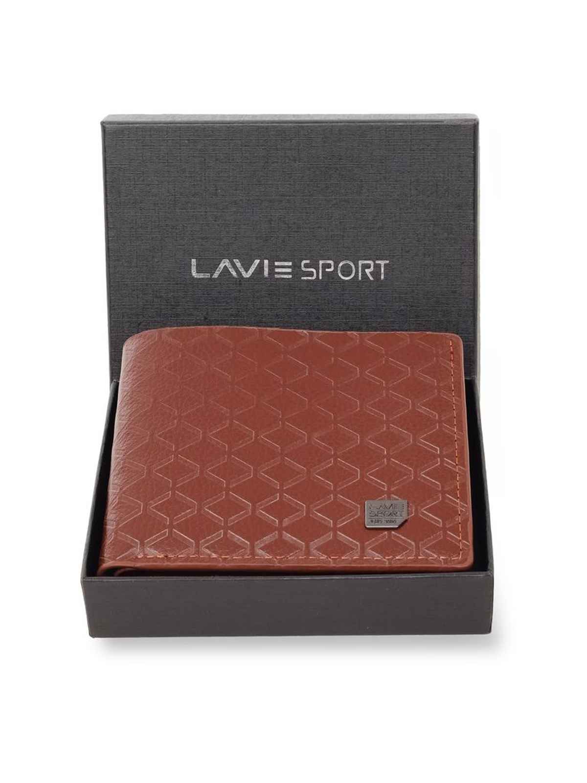 Lavie Sport Men's Oscar Z Brown Wallet | 4 Card Slot