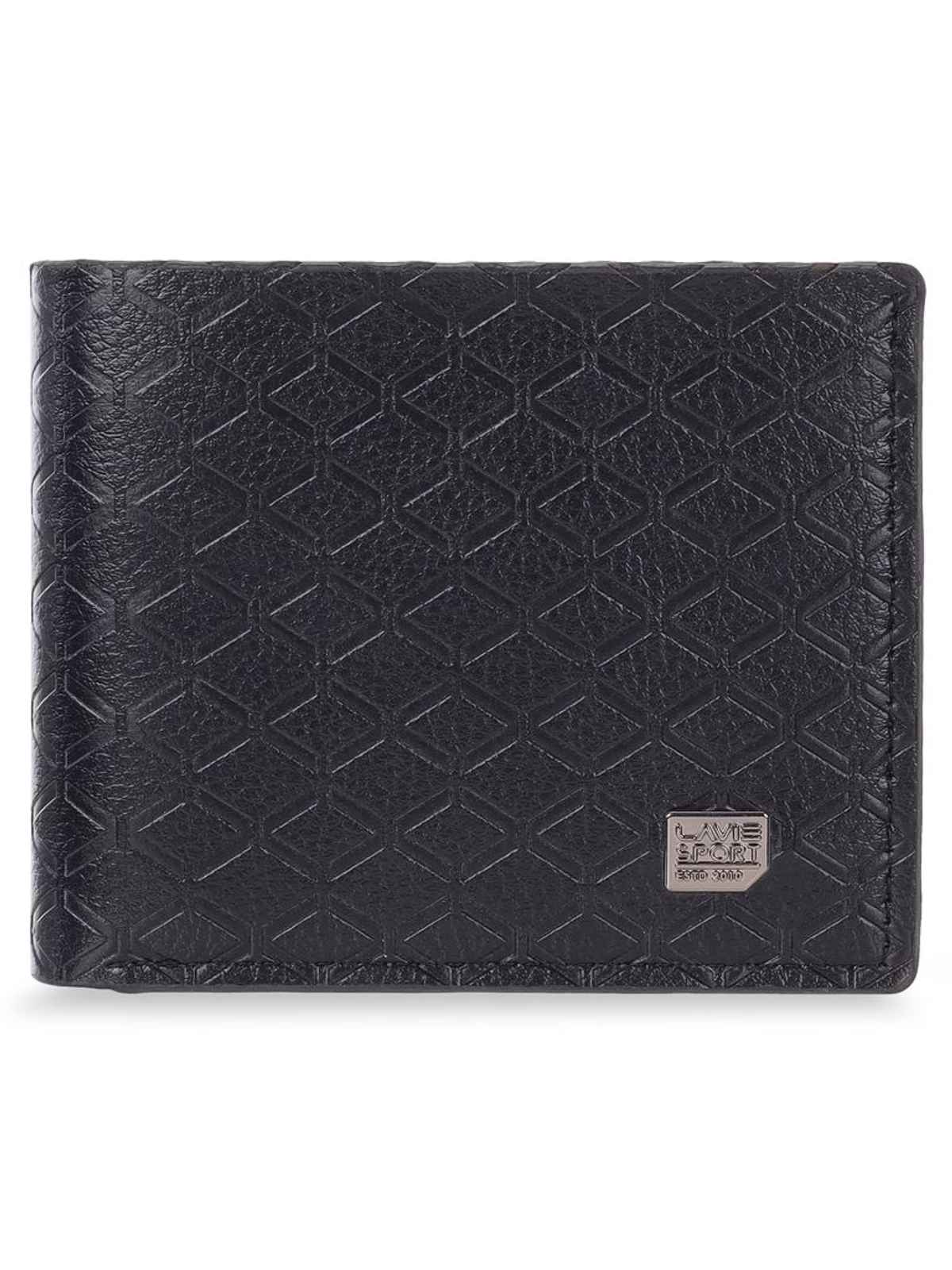 Lavie Sport Men's Oscar Z Black Wallet | 4 Card Slot