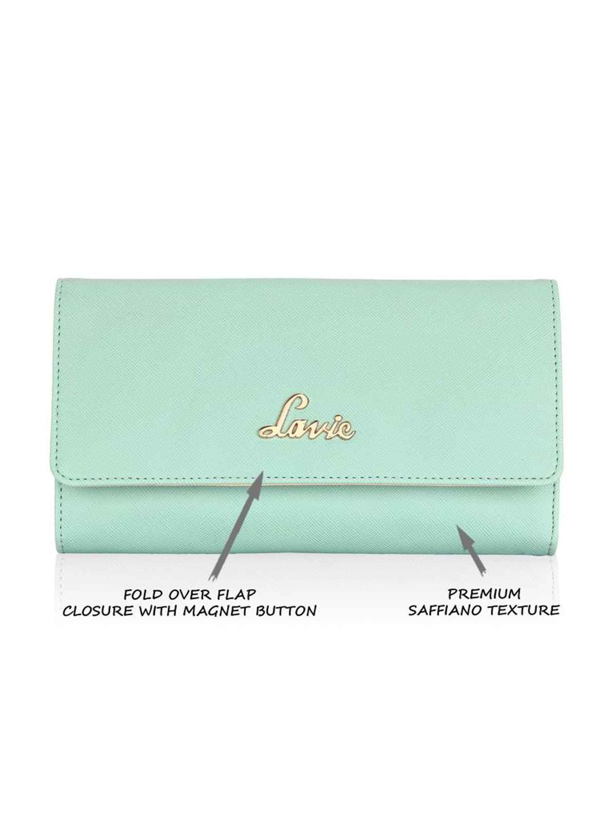 Lavie Women's Trifiano Trifold Wallet | Mint | Large | (19 X 2 X 11 Cm)