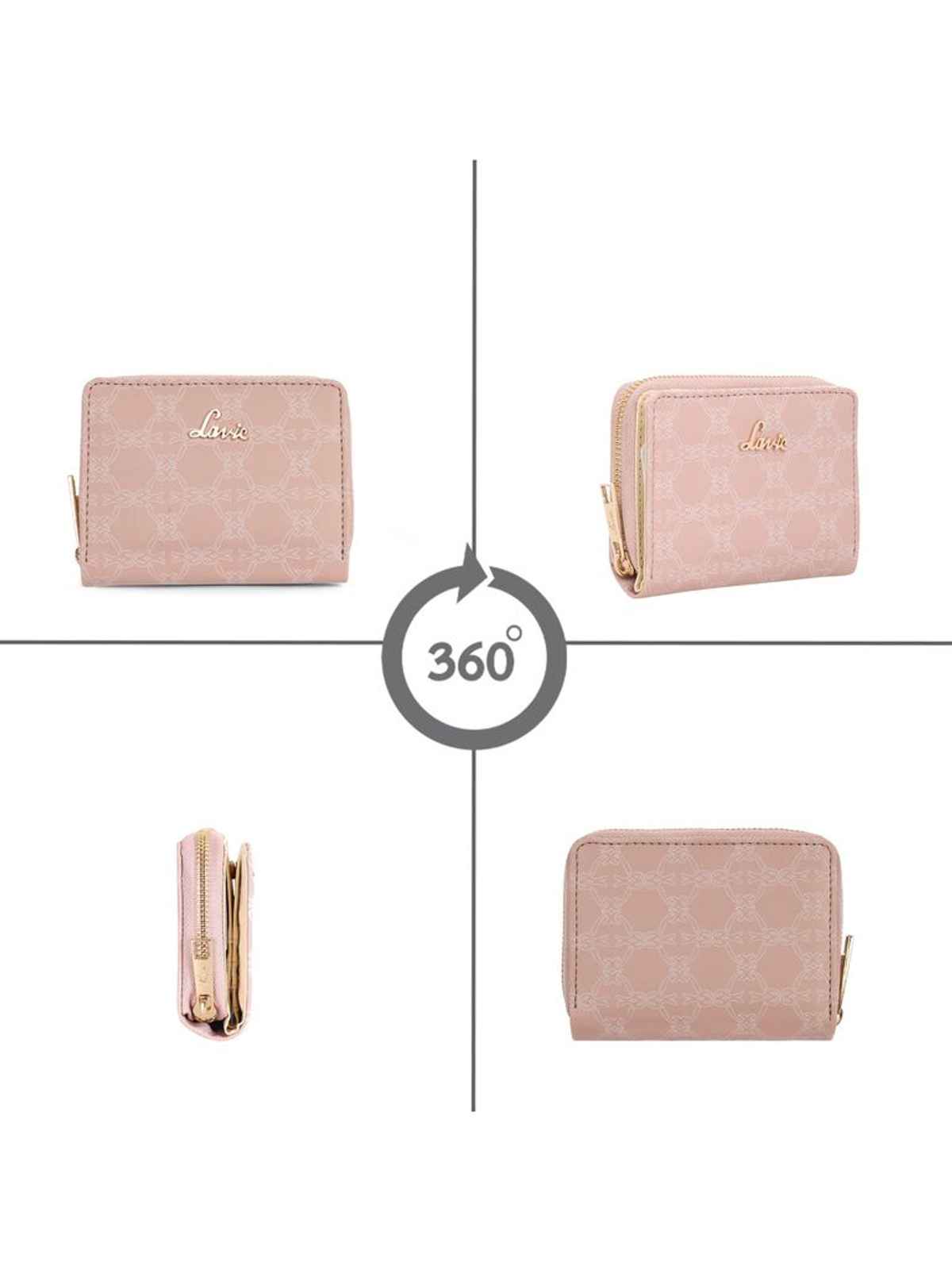 Lavie Women's Mono Flap Small Wallet | Small | Pink