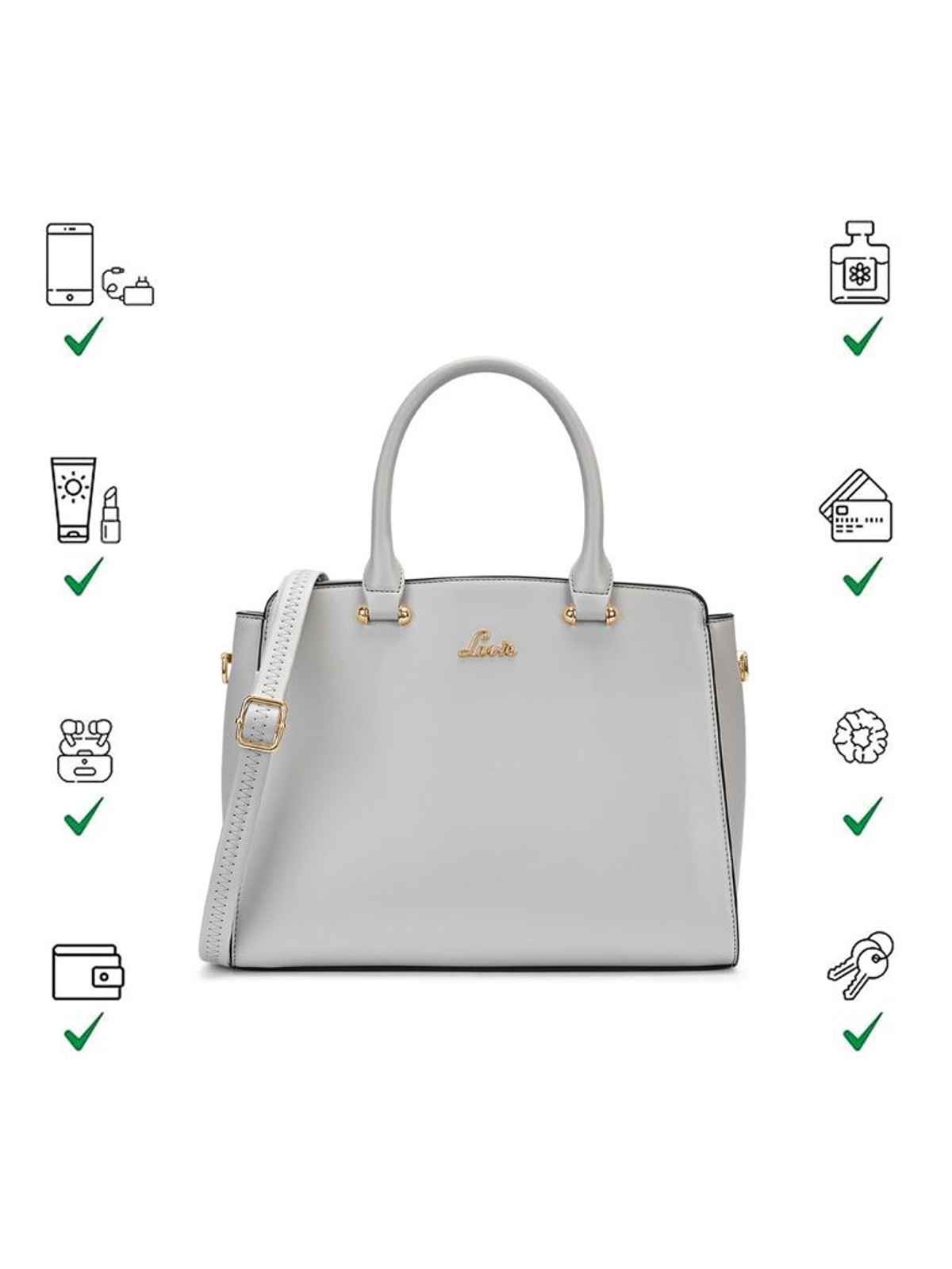 Lavie Women's Ushawu Medium Dome Satchel Handbag | Ladies purse | Shoulder Bag