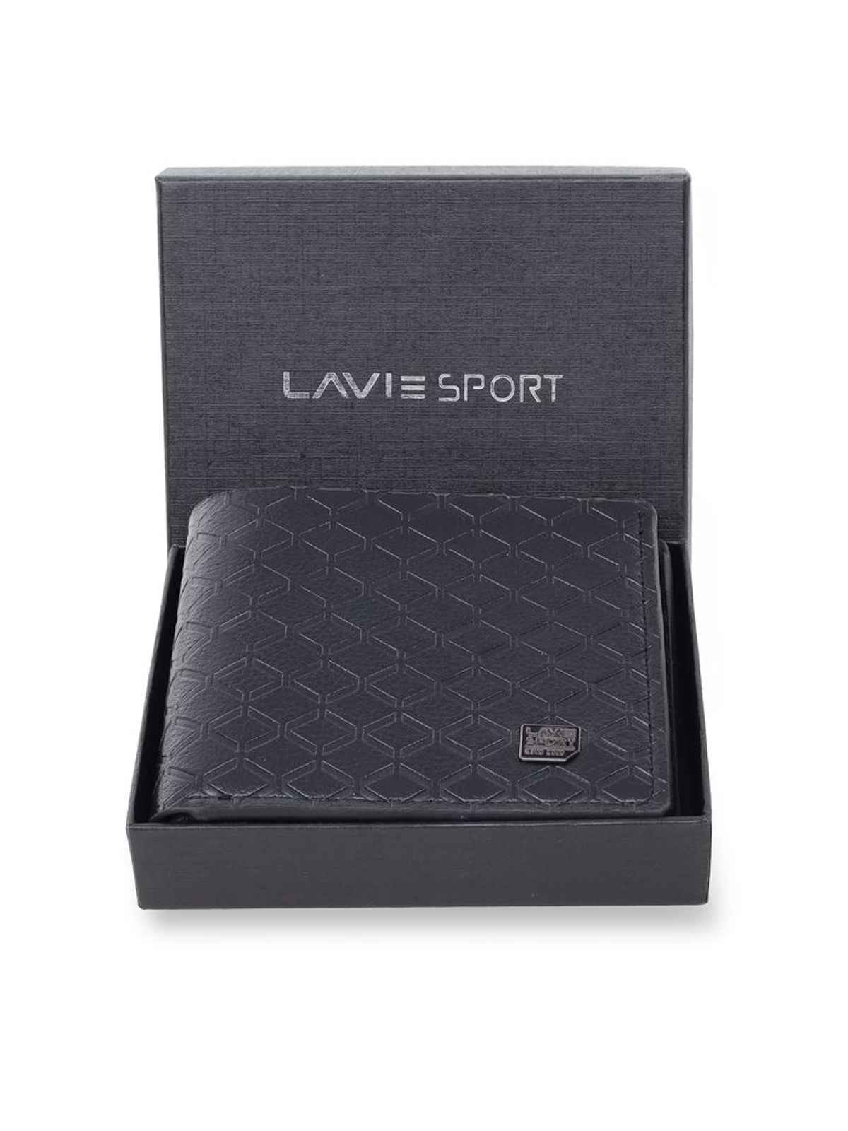 Lavie Sport Men's Oscar Z Black Wallet | 4 Card Slot