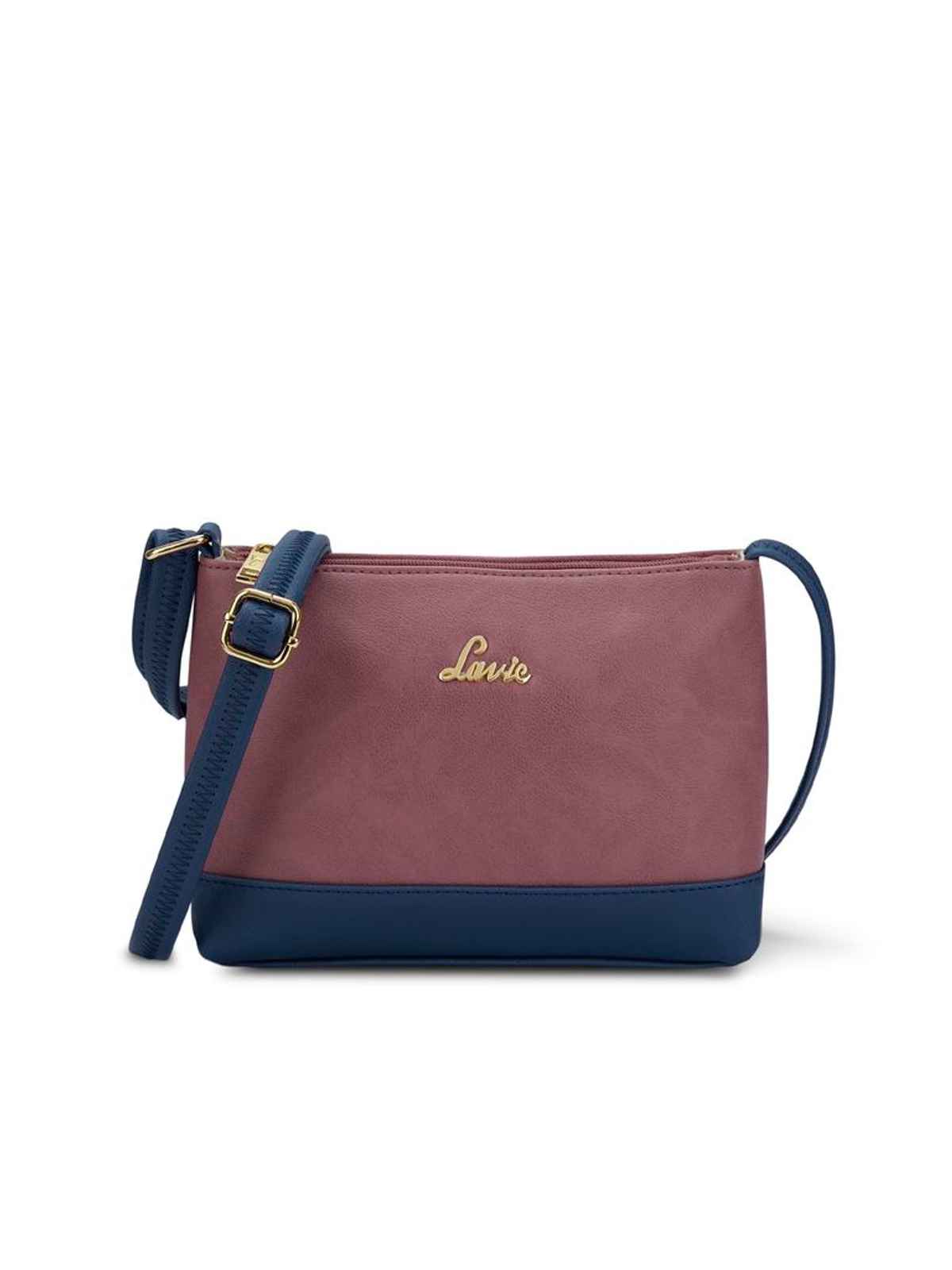 Lavie Women's Taya Cross Body Sling Bag | Ladies Purse Handbag | Dark Pink