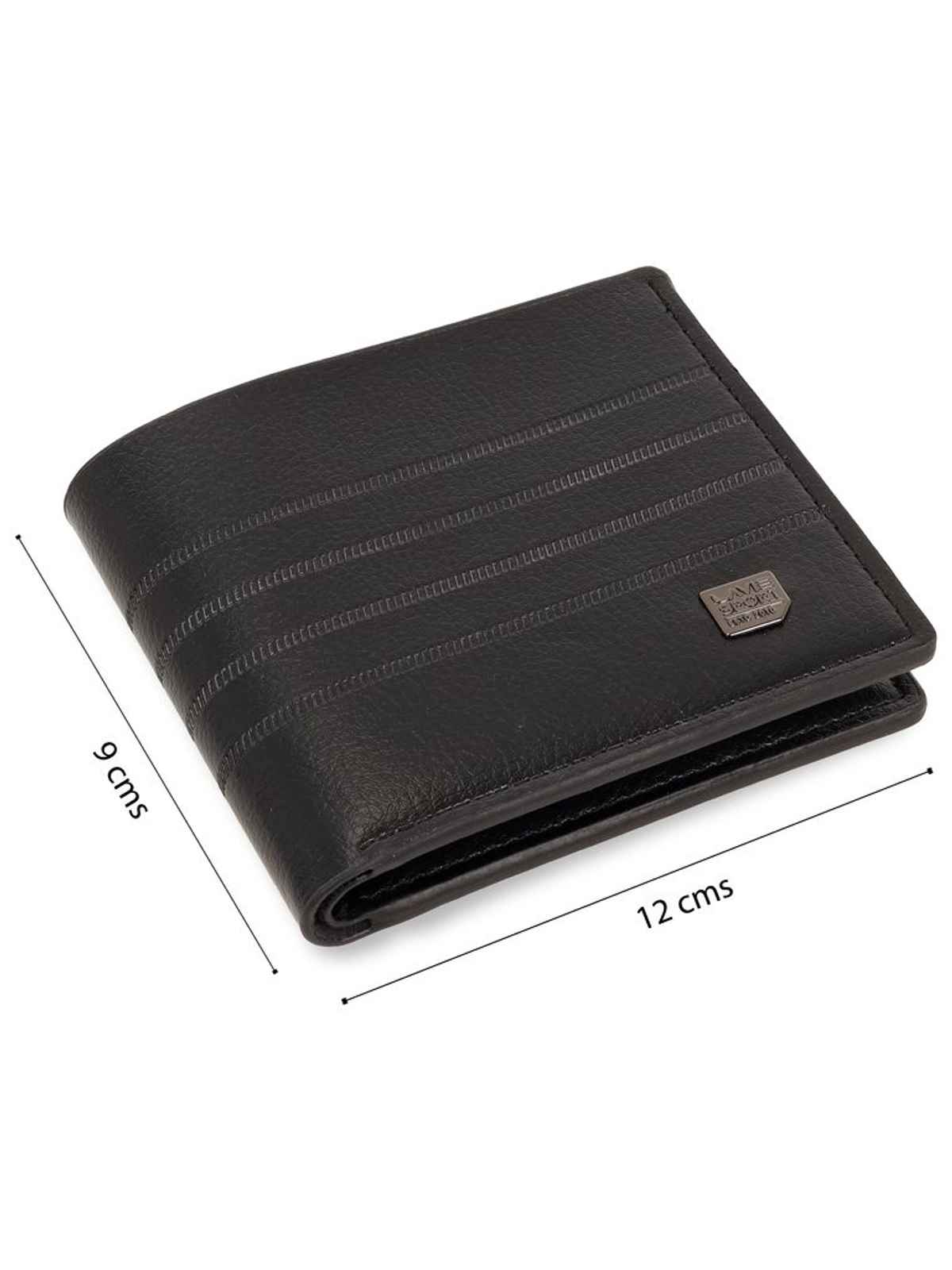 Lavie Sport Men's Alfred Z Black Wallet | 4 Card Slot