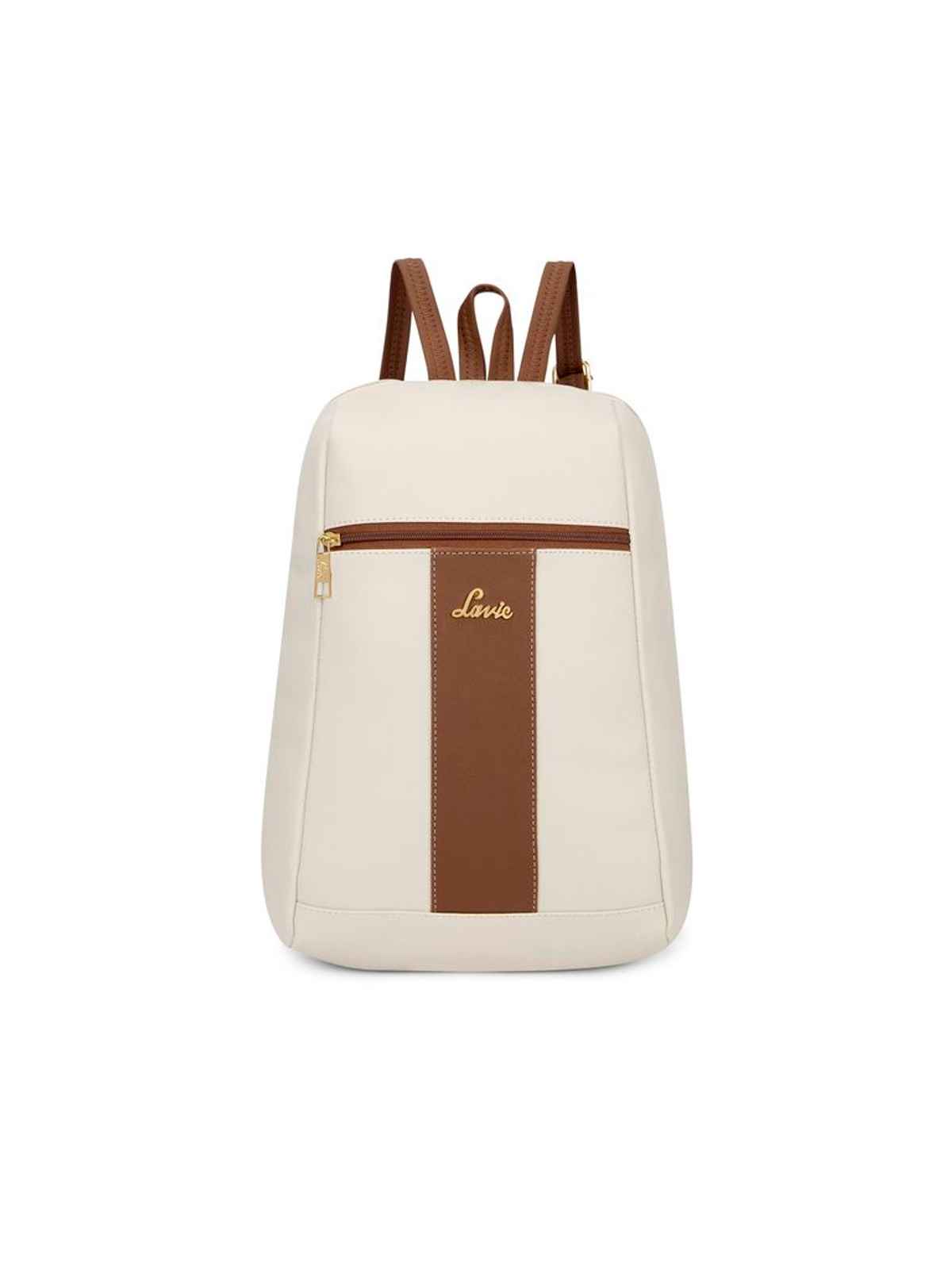Lavie Women's Colourblock Cobie Fashion Backpack for | Shoulder Bag | Off White