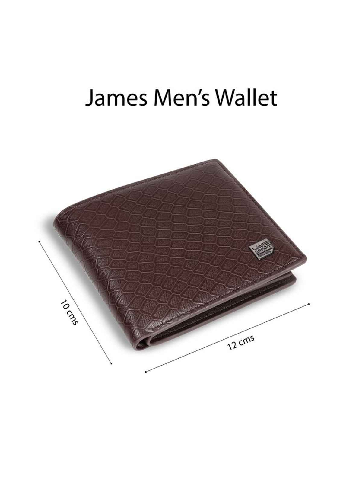 Lavie Sport James Men's Wallet | 5 Card Slots | Biofold Wallet | Synthetic Leather | Purse - Tan