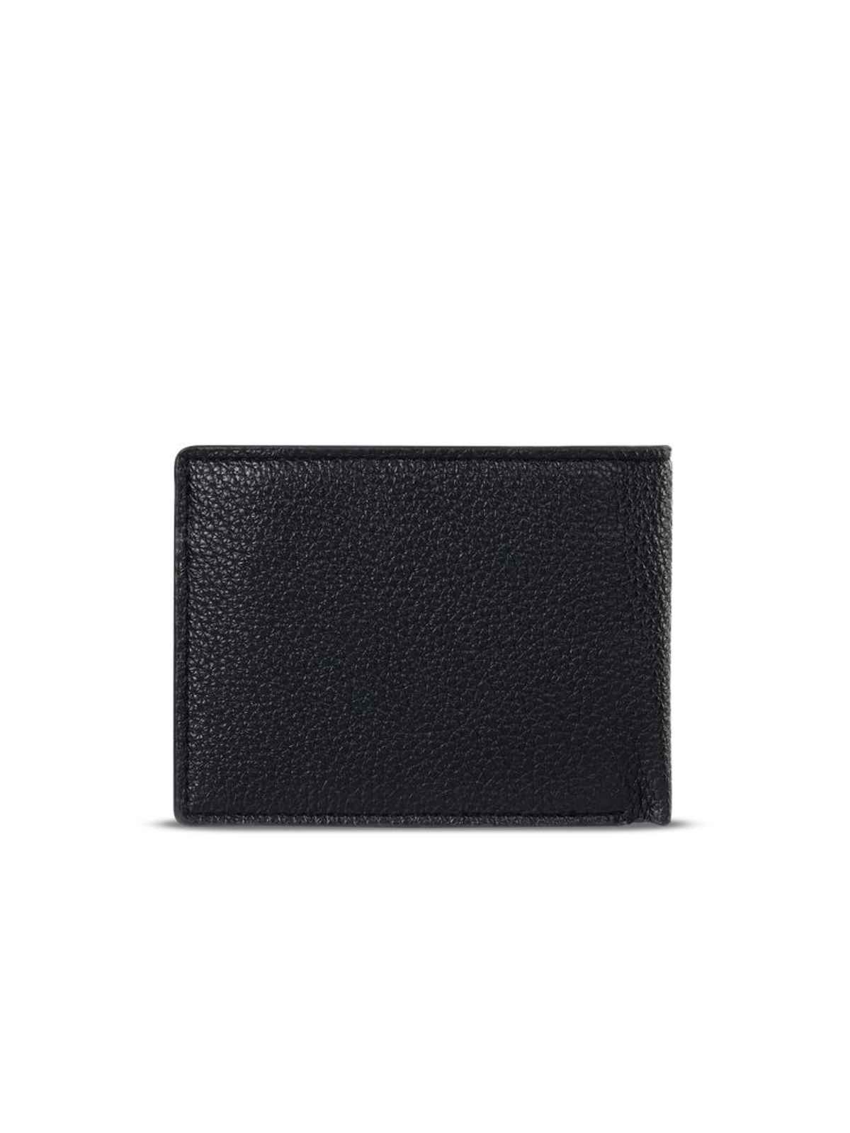Lavie Sport Xavier Men's Wallet | 5 Card Slots | Biofold Wallet | Synthetic Leather | Purse - Black
