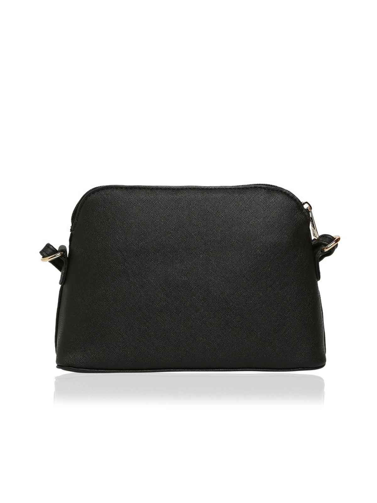 Lavie Women's Csb Synthetic Leather Satchel Bag | Medium | Black