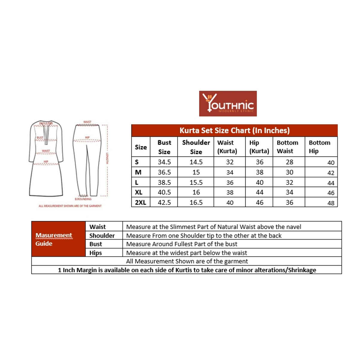 Youthnic Embroidered & Mirror Work Cotton Straight Kurta Dupatta Set | SKD44 - Sawan Wine | S