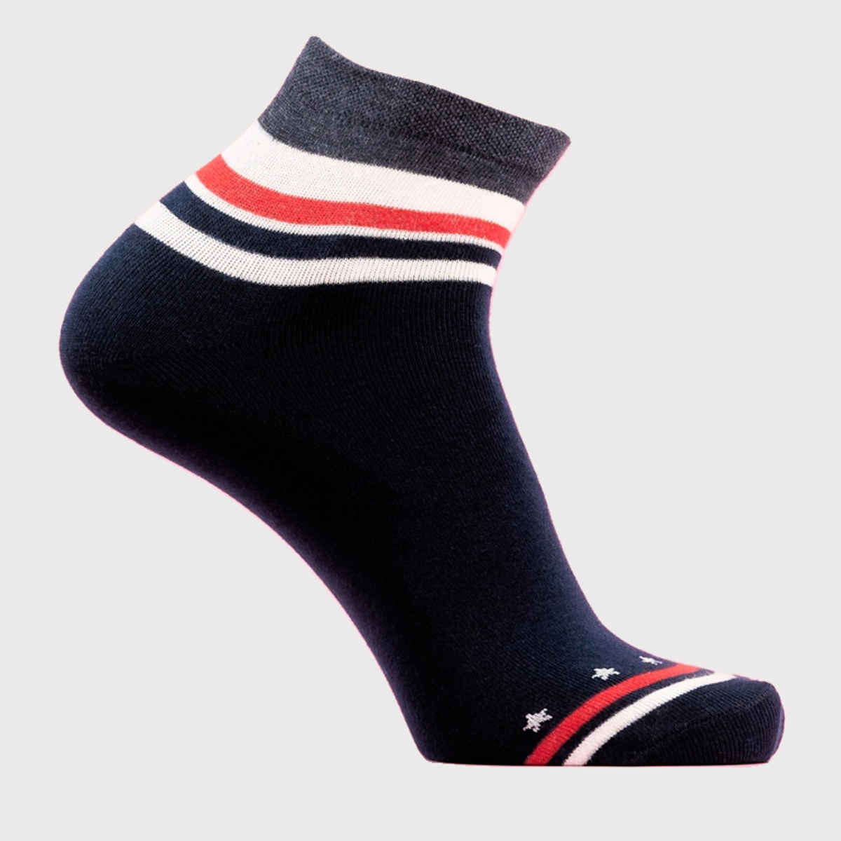 Lux Mozze Men's Solid Cotton Ankle Socks | Assorted - Free Size