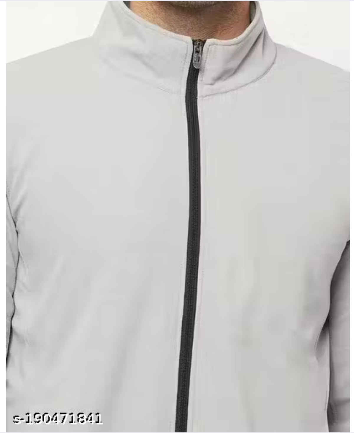 Outlaws Men's Cotton Rich Premium Sweat Jacket | Grey Melenge - M