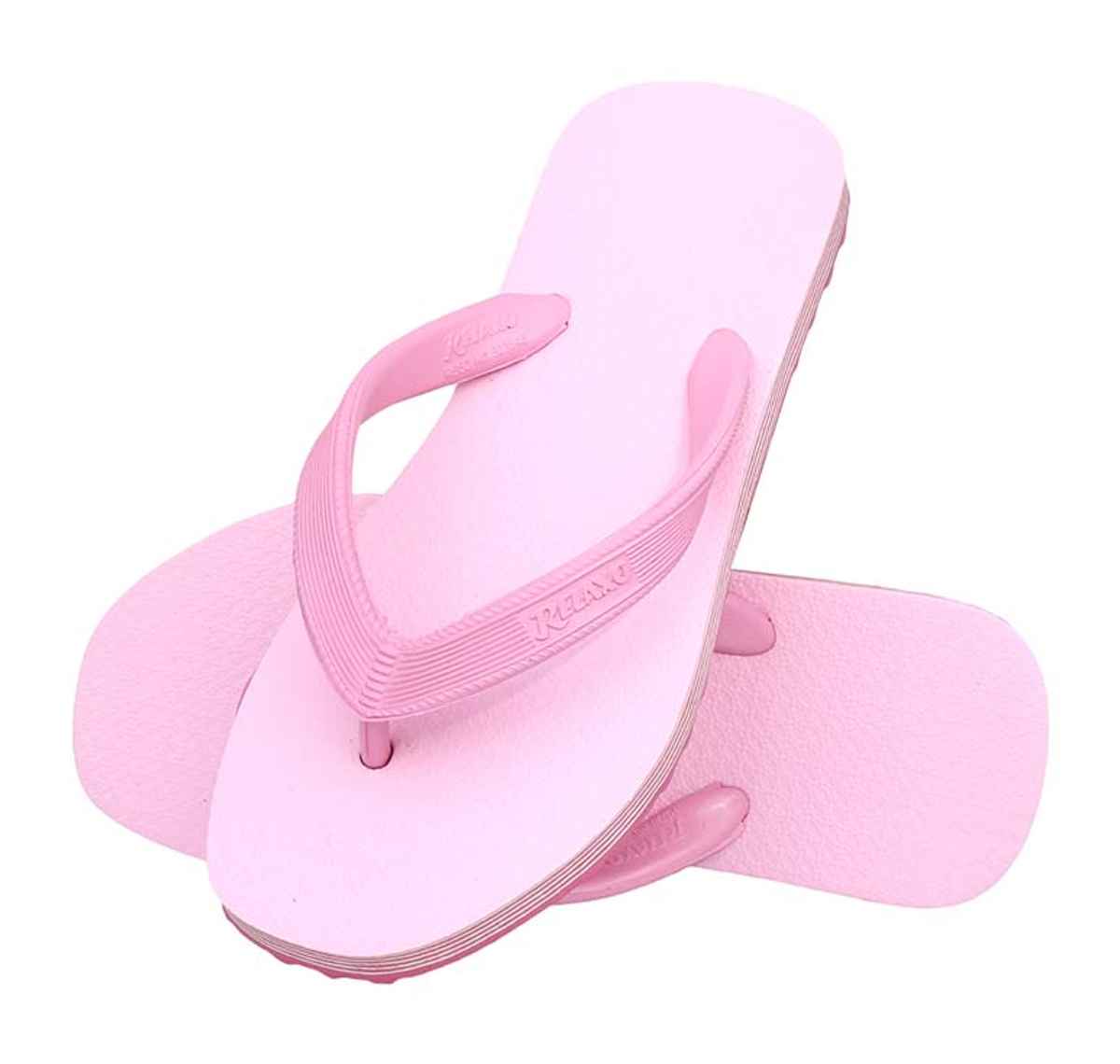 Relaxo Hawaii Women's Slippers | ALISHA-09 | Pink - UK 8