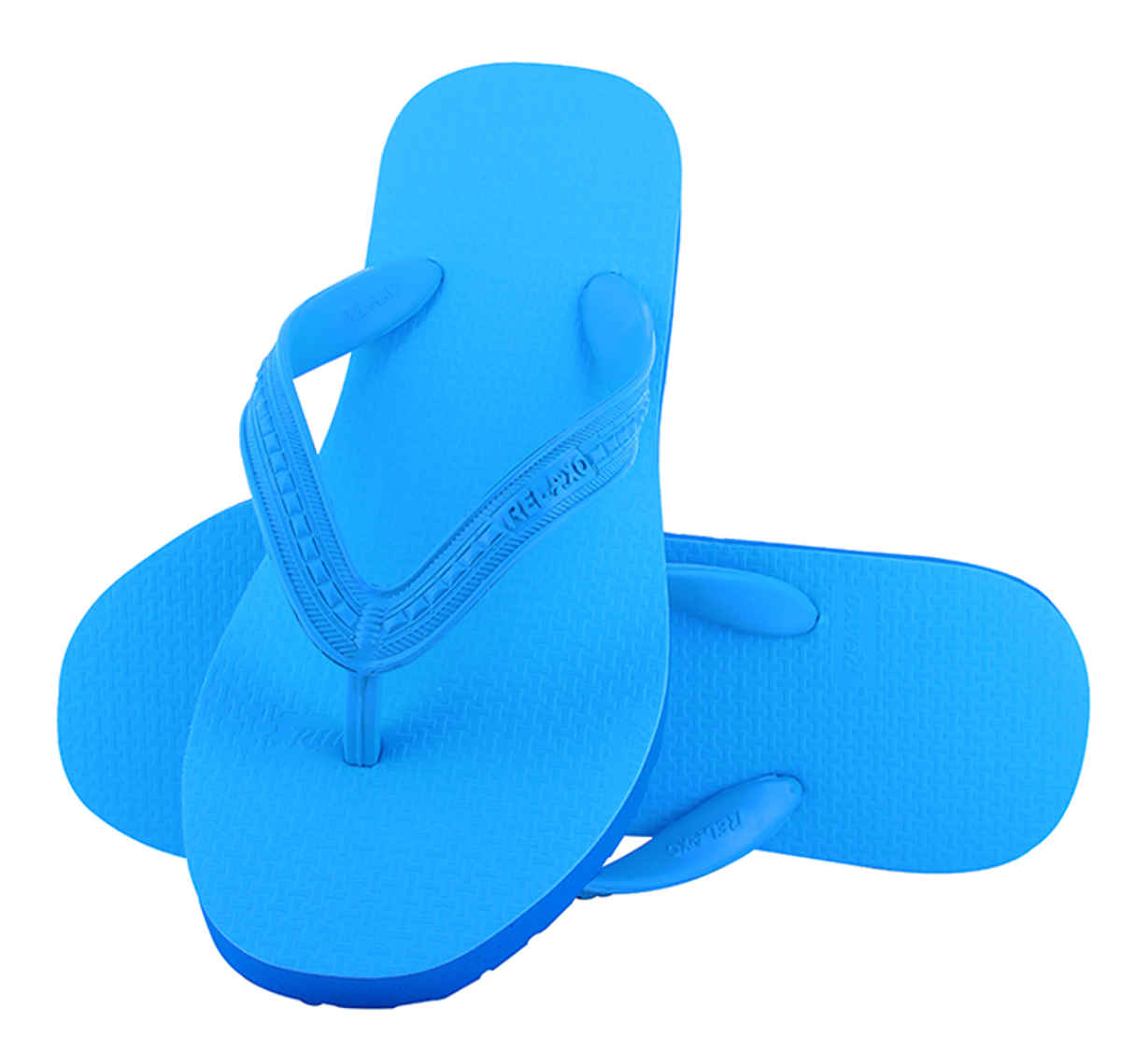 Relaxo Hawaii Women's Slippers | CUSHION-21 | Skyblue - UK 3