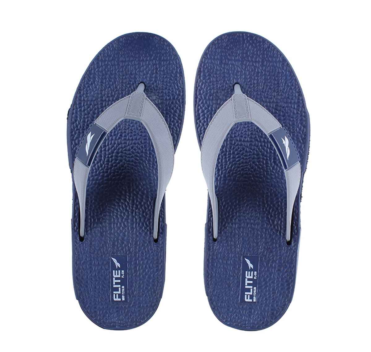 Flite Slippers FL-330 Navy Blue Grey For Men-10UK - Buy at ₹244.5 ...