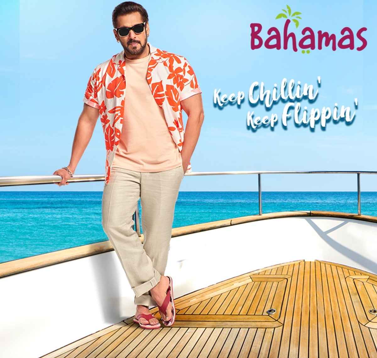 Bahamas Slippers BHG-127 Navy Blue Red For Men-6UK