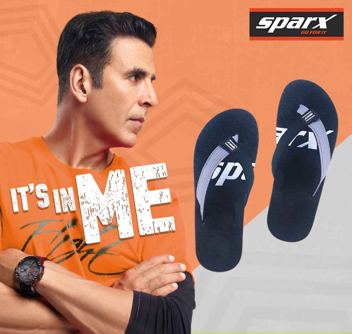 Sparx Slippers SFU-204 Grey Black For Men | 10 UK